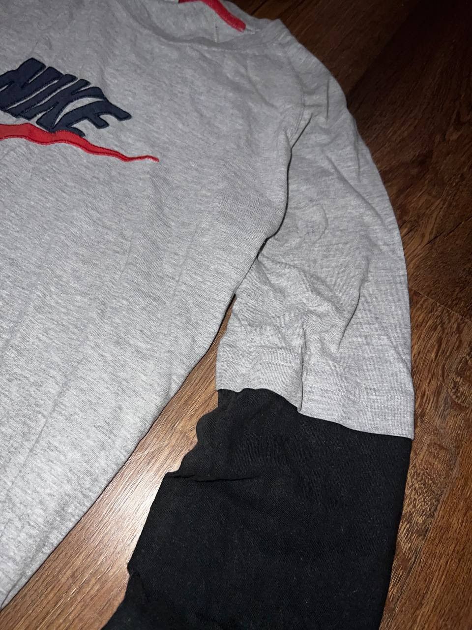 Nike × Vintage Sweatshirt Nike Vintage Big Central Logo 90s Outdoor Style Size US M / EU 48-50 / 2 - 5 Thumbnail