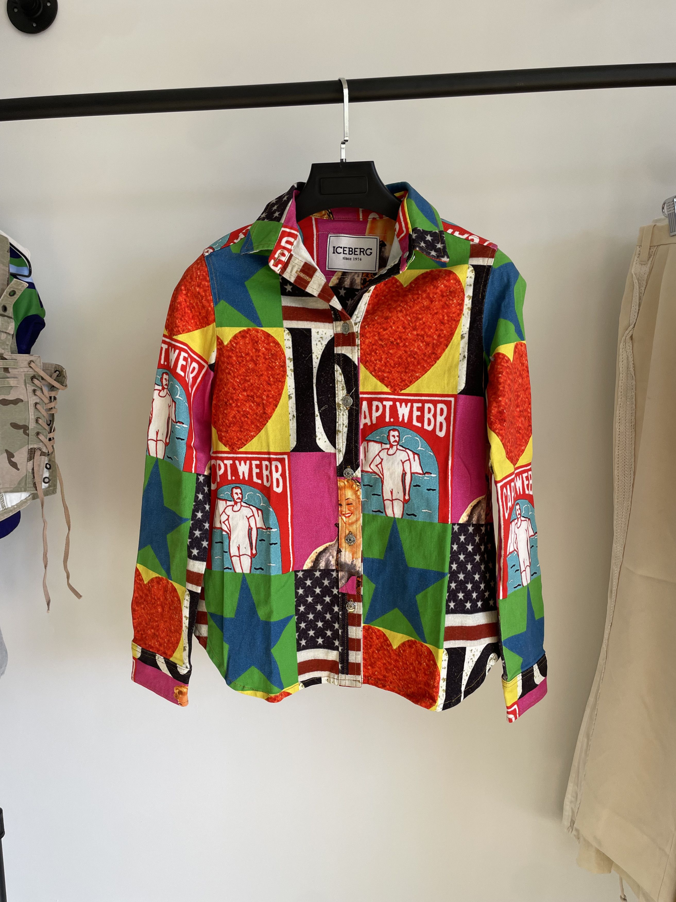 Iceberg ICEBERG Peter Blake Button Up Jacket Shirt Size US S / EU 44-46 / 1 - 1 Thumbnail