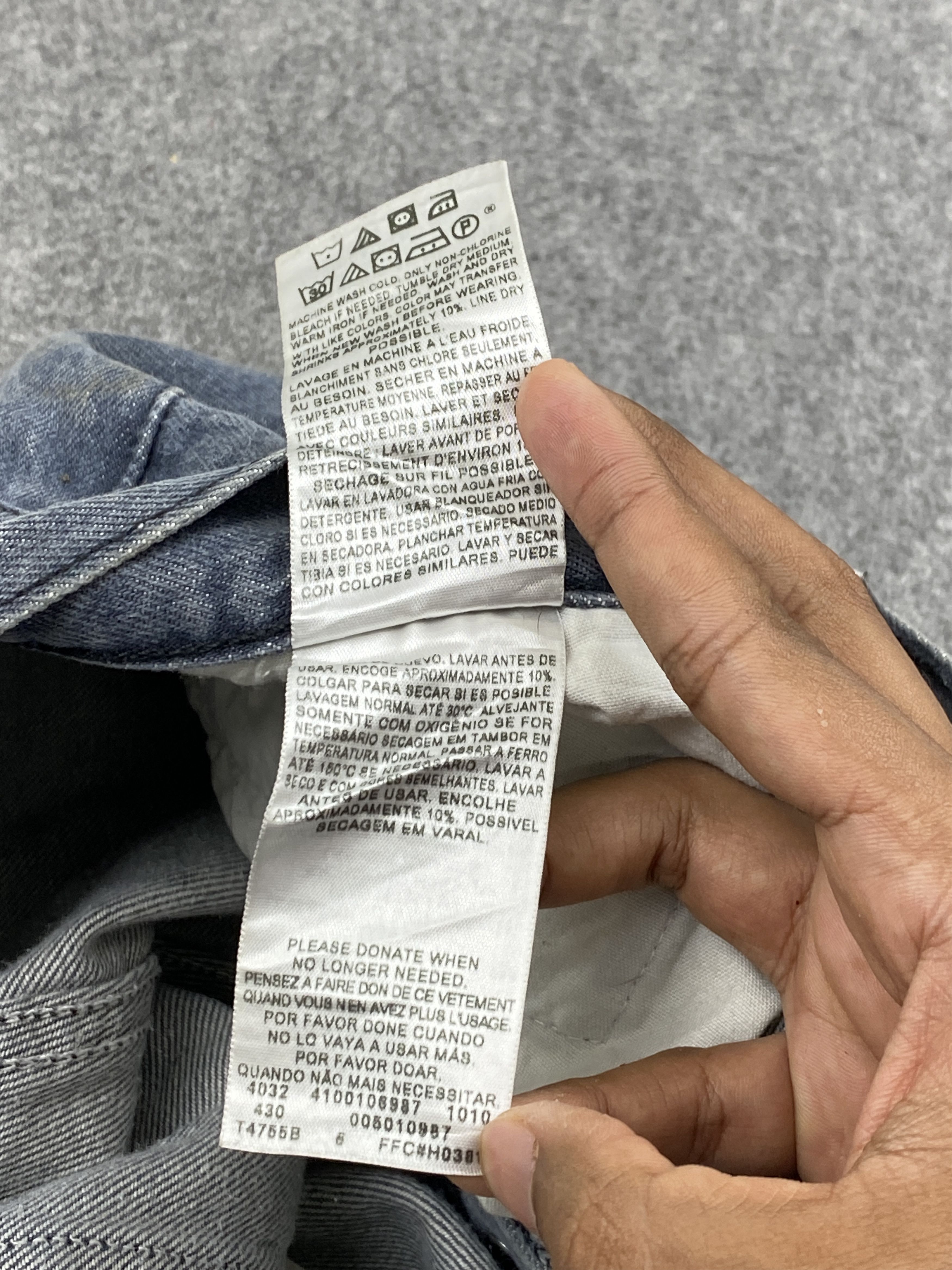 Levi's × Vintage Vintage Levis 501 Rusty Denim Jeans DP2811 Size US 33 - 8 Thumbnail