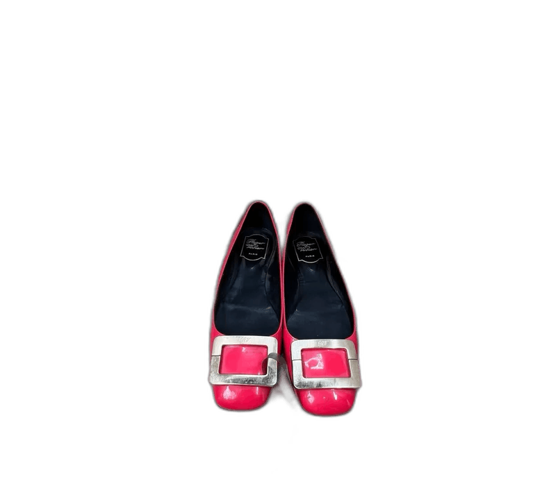Roger Vivier Roger Vivier Pink Flat Shoes Size 38.5 Size US 9 / EU 42 - 1 Thumbnail