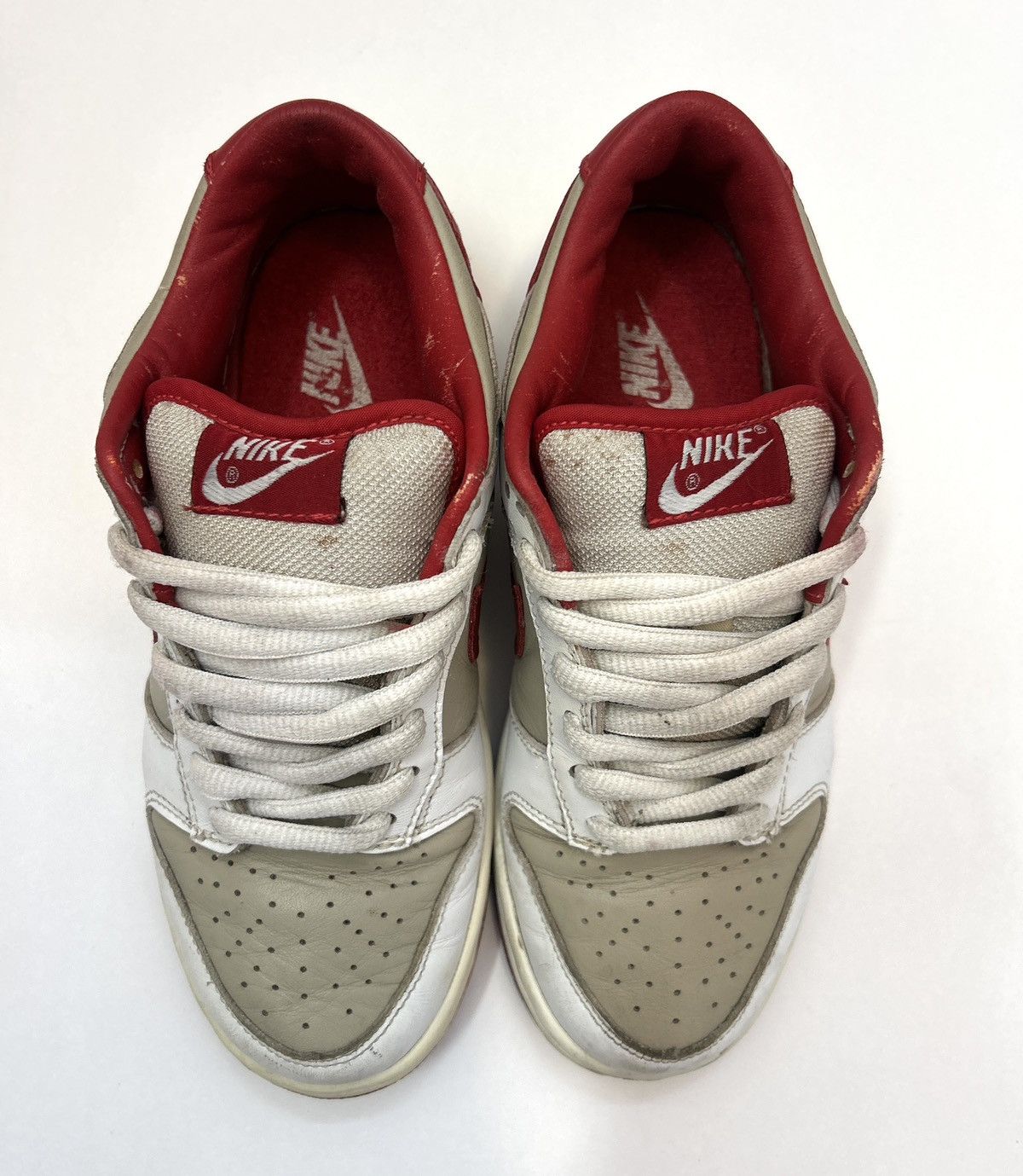 Nike Nike Wmns Dunk Low Pro ‘Light Stone Varsity Red’ Size: 7.5 Size US 7.5 / IT 37.5 - 4 Thumbnail