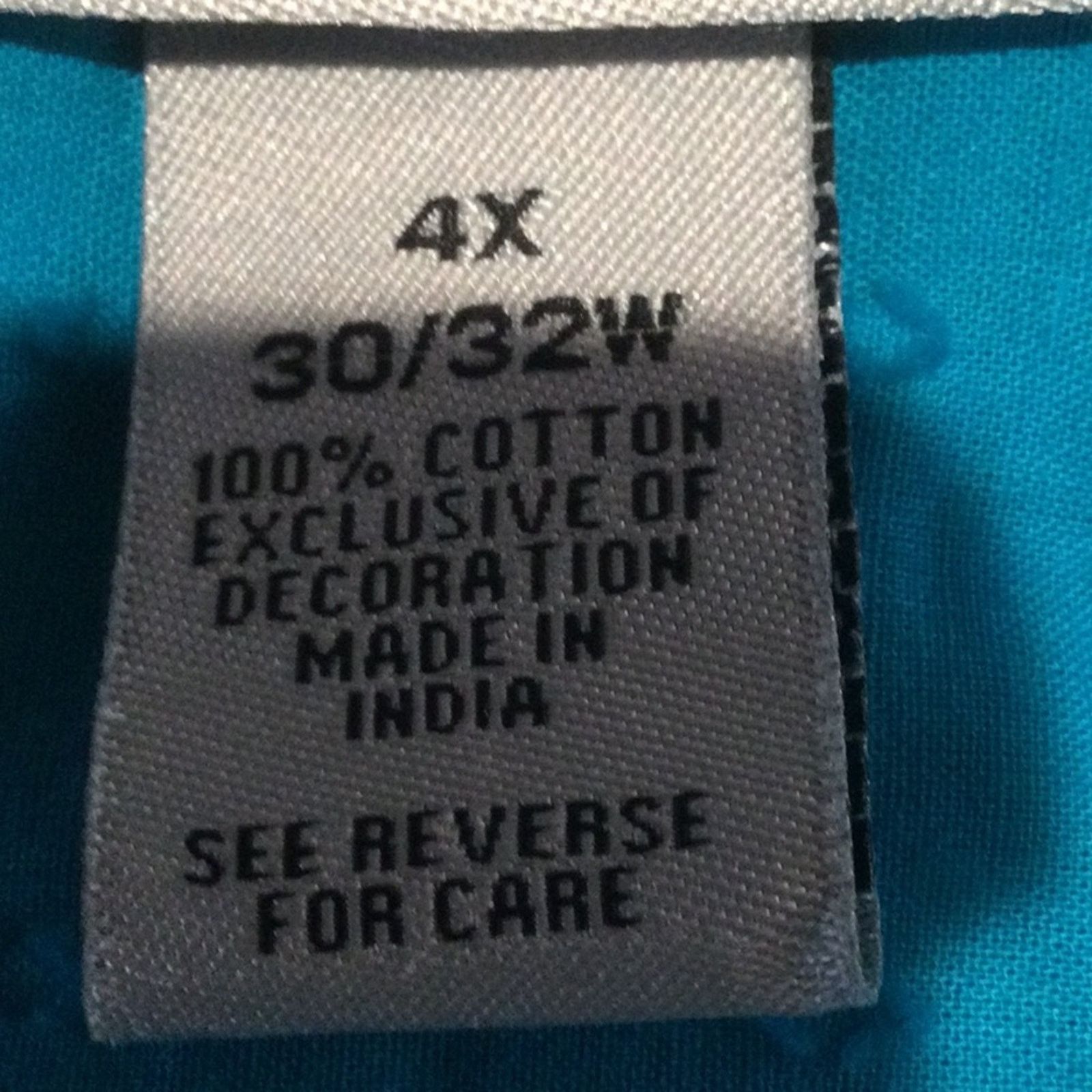 Other Catherines Turquoise Pleated Tunic Top SZ 4X 30/32W Size 4XL / US 24-26 - 11 Thumbnail