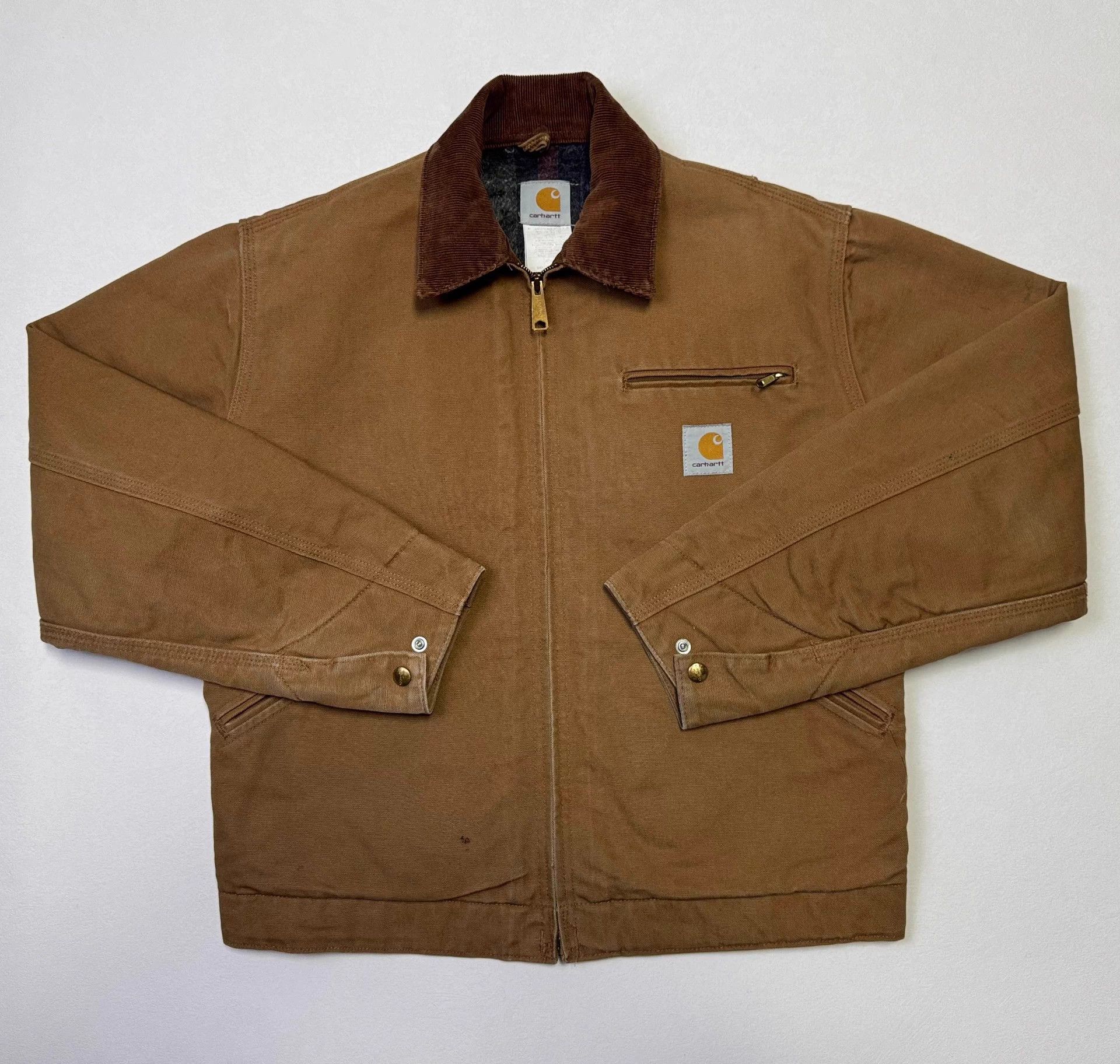 Carhartt Carhartt J01 Detroit Brown M USA Vintage Size US M / EU 48-50 / 2 - 1 Thumbnail