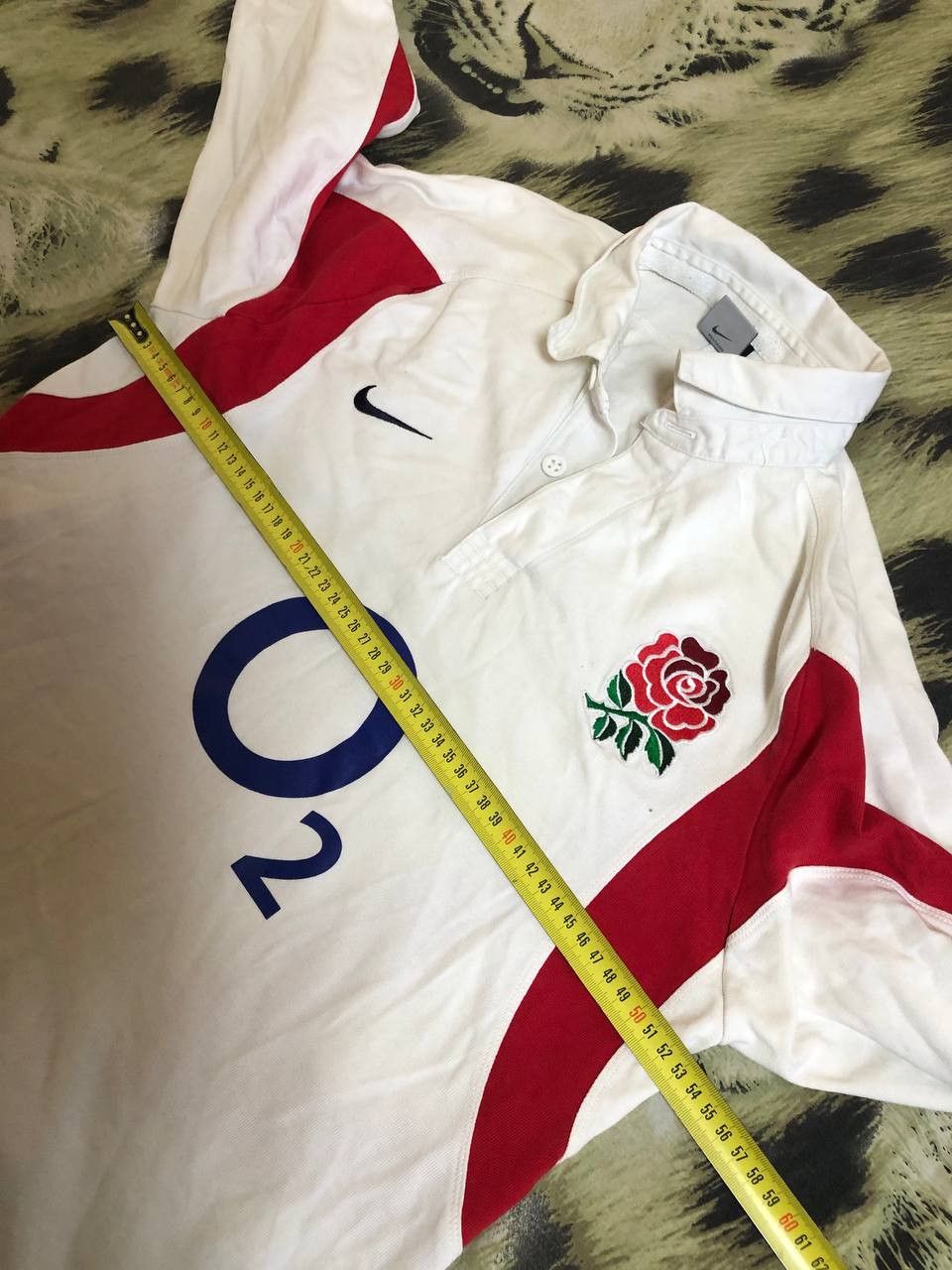 Nike 90s Nike England Vintage Y2K Rugby Longsleeve Retro Polo Size US M / EU 48-50 / 2 - 16 Thumbnail