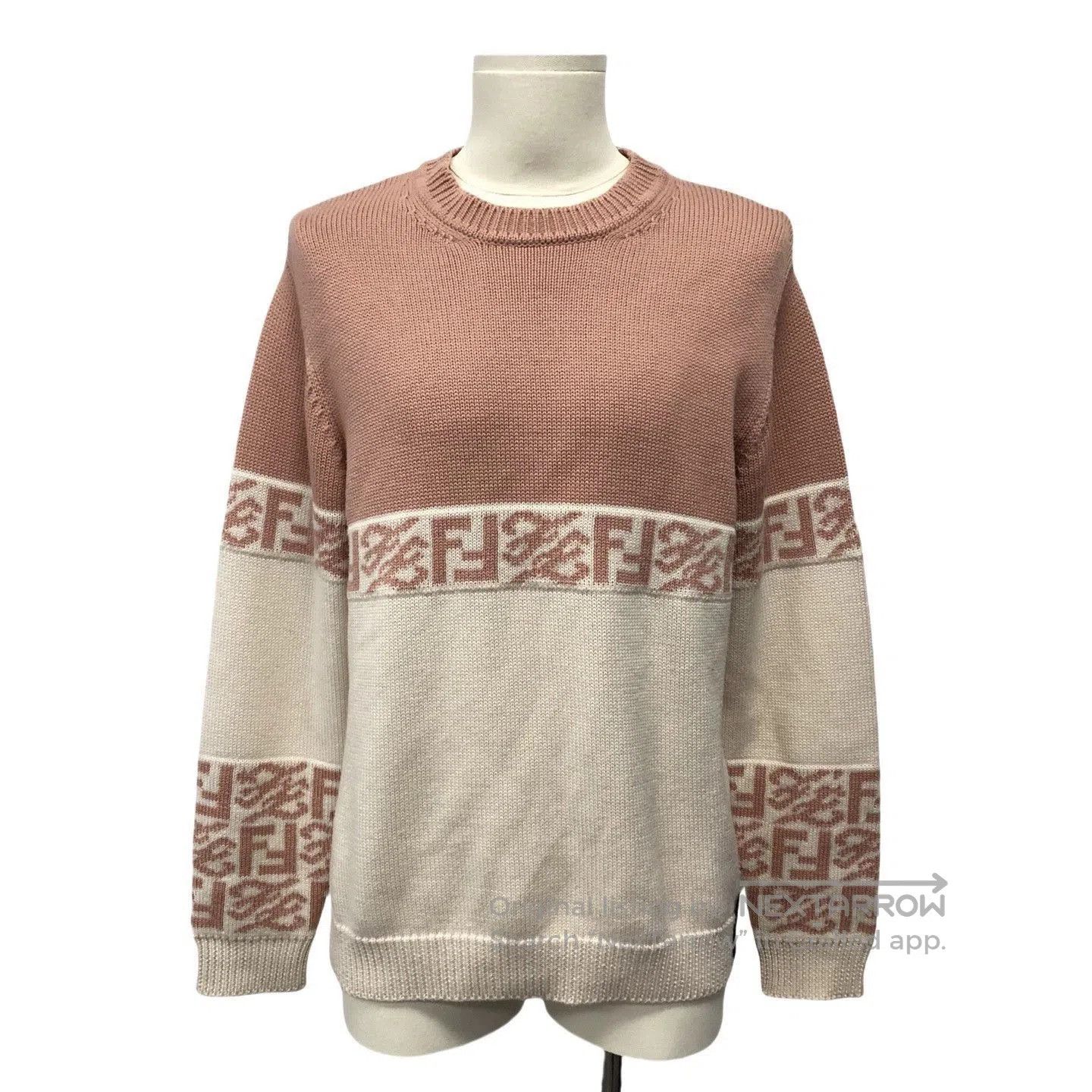 Fendi fendi logo knit sweater with color block design. Size US M / EU 48-50 / 2 - 1 Thumbnail