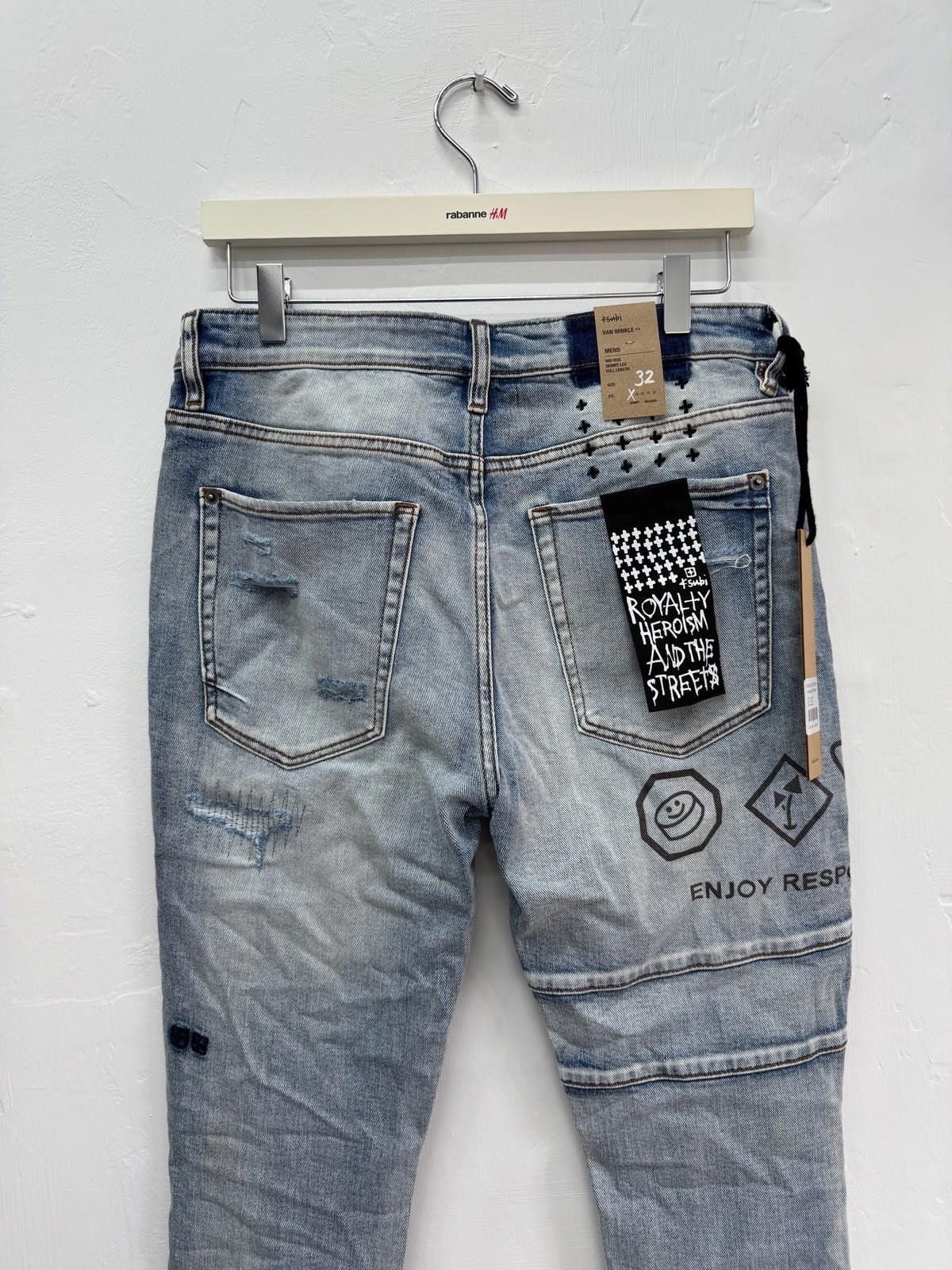 Ksubi new Ksubi mens denim jeans van winkle blue enjoy trashed 32 Size US 32 / EU 48 - 7 Thumbnail