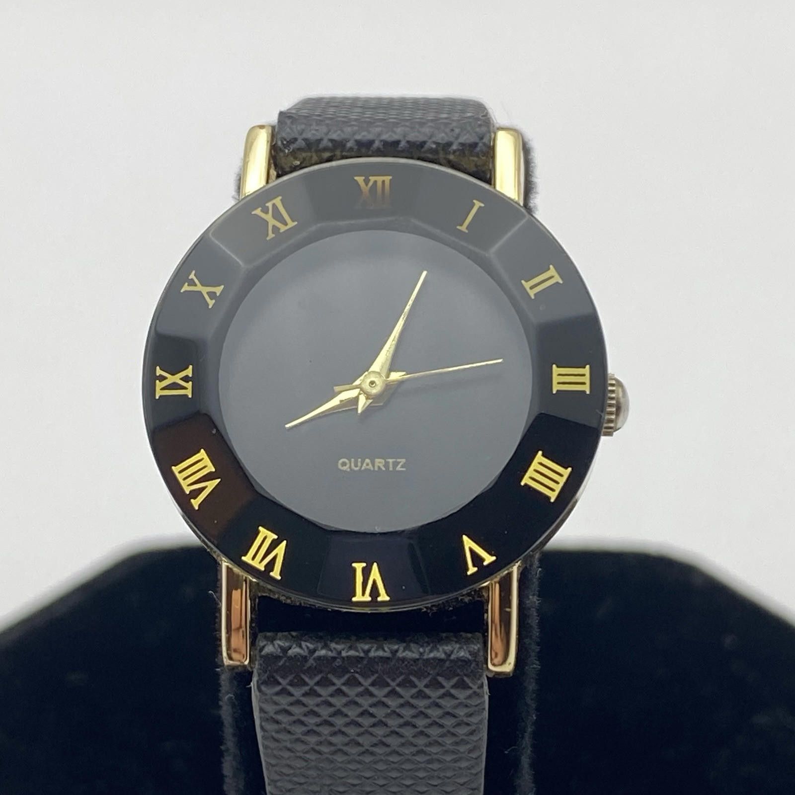 Other Accutime women's watch 8855WM 0318. Matte black, gold accent Size ONE SIZE - 2 Thumbnail