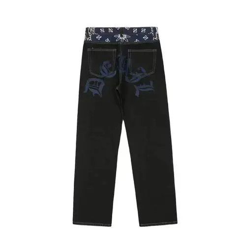 Jean pattern y2k hiphop jeans Size US 30 / EU 46 - 3 Thumbnail