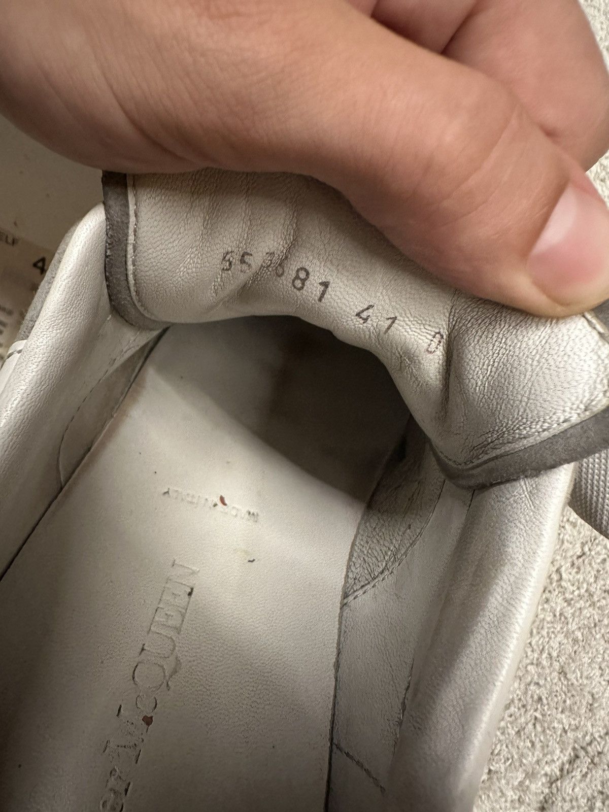 Alexander McQueen × Designer Alexander Mcqueen Grey Suede SNKR Size US 7 / EU 40 - 7 Thumbnail