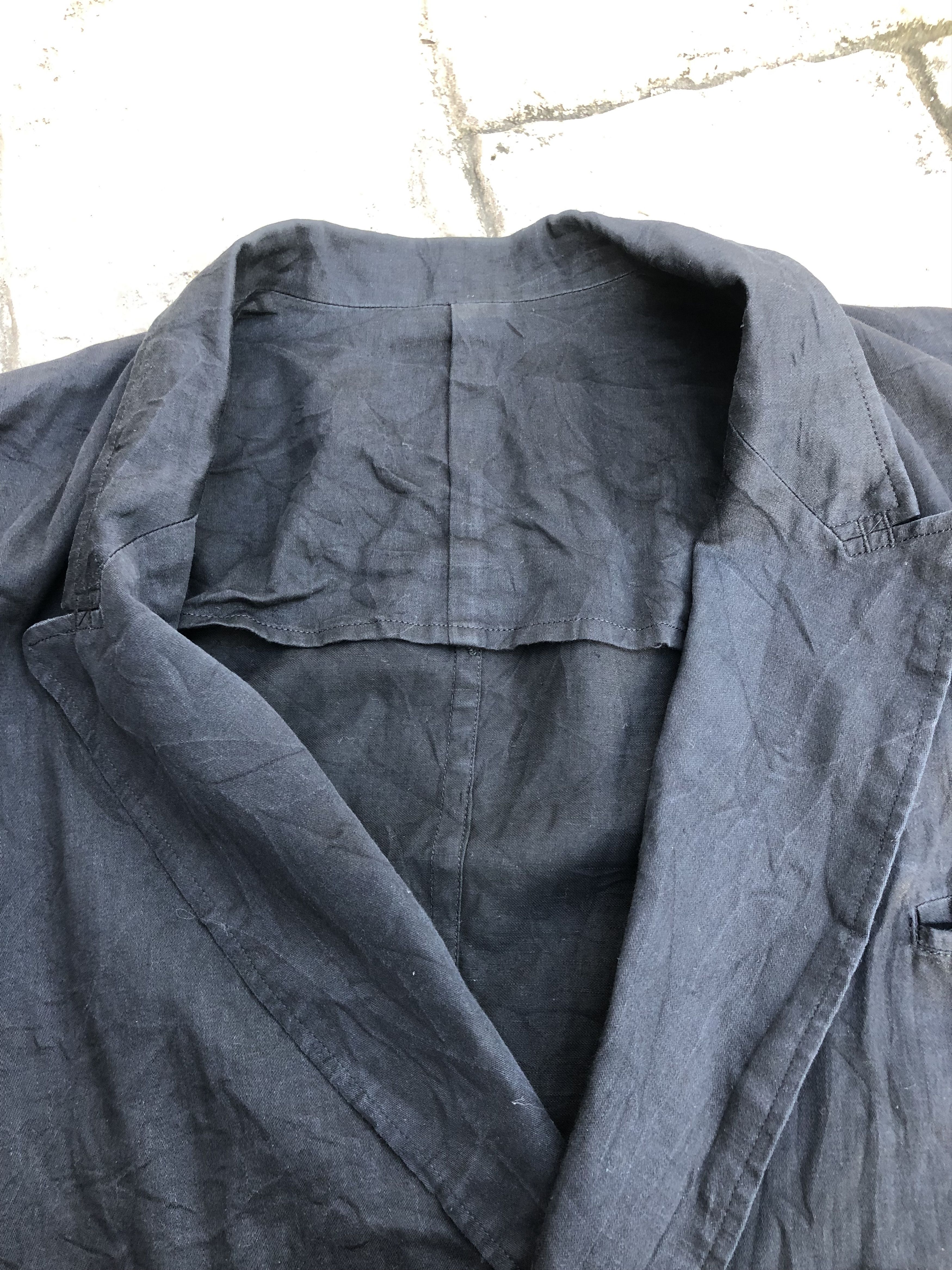 Y's Y’s by Yohji Yamamoto Double-Breasted Black Blazer – Japan Size 48R - 6 Thumbnail
