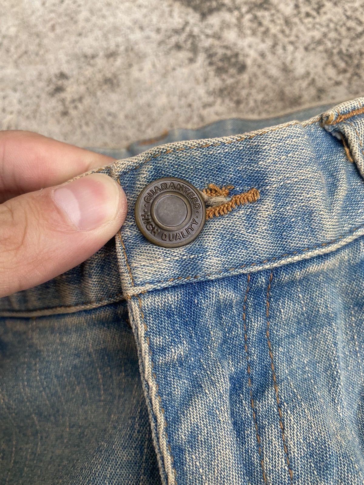 If Six Was Nine × Japanese Brand × Uniqlo Flare Jeans Uniqlo Hagi Mud Clawmark Bootcut Size US 28 / EU 44 - 11 Thumbnail