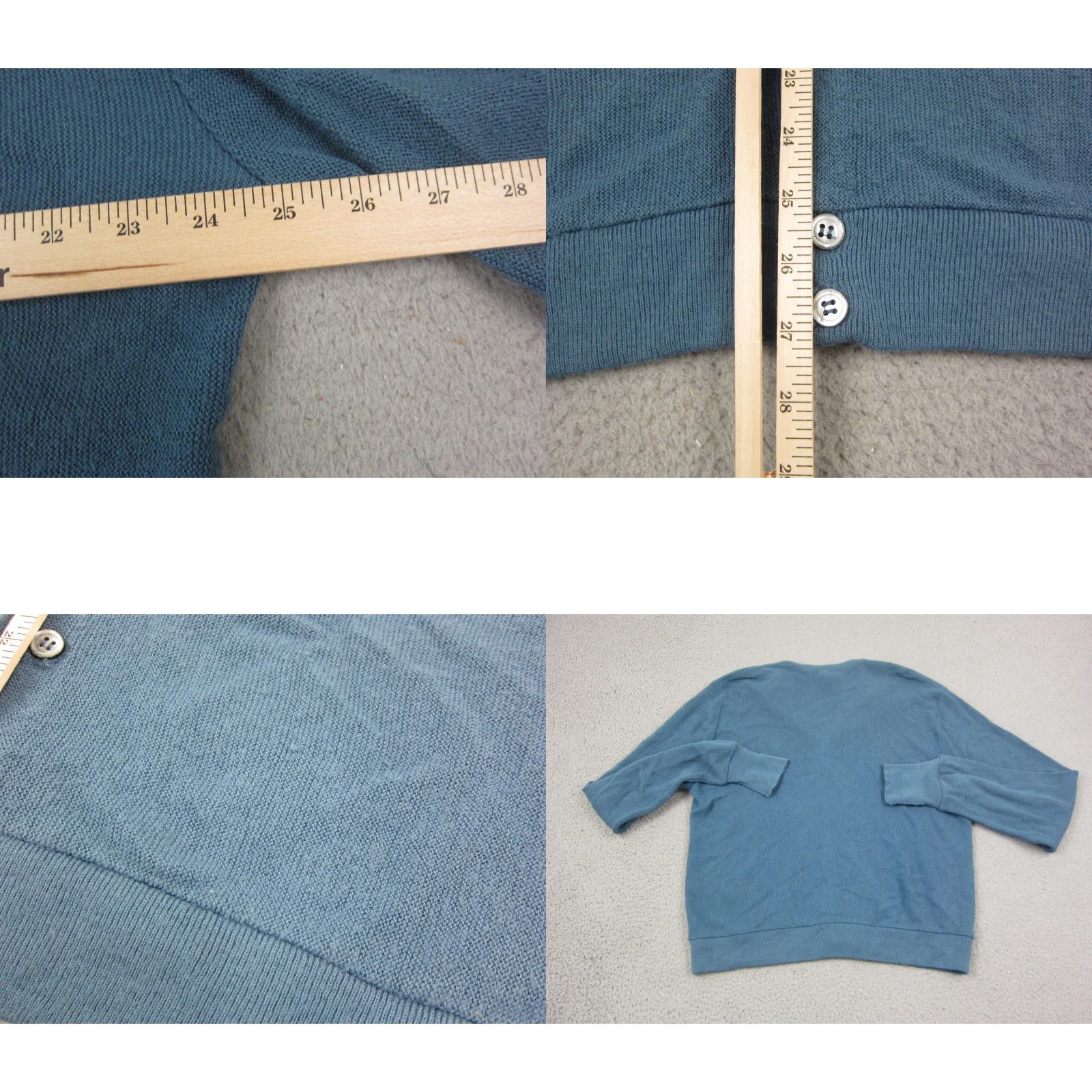 Lacoste VINTAGE Lacoste Cardigan Mens XL Blue Sweater 80s IZOD Made in USA Lacoste Cardigan XL Mens Blue 80s Vintage Cardigan Size US XL / EU 56 / 4 - 9 Thumbnail