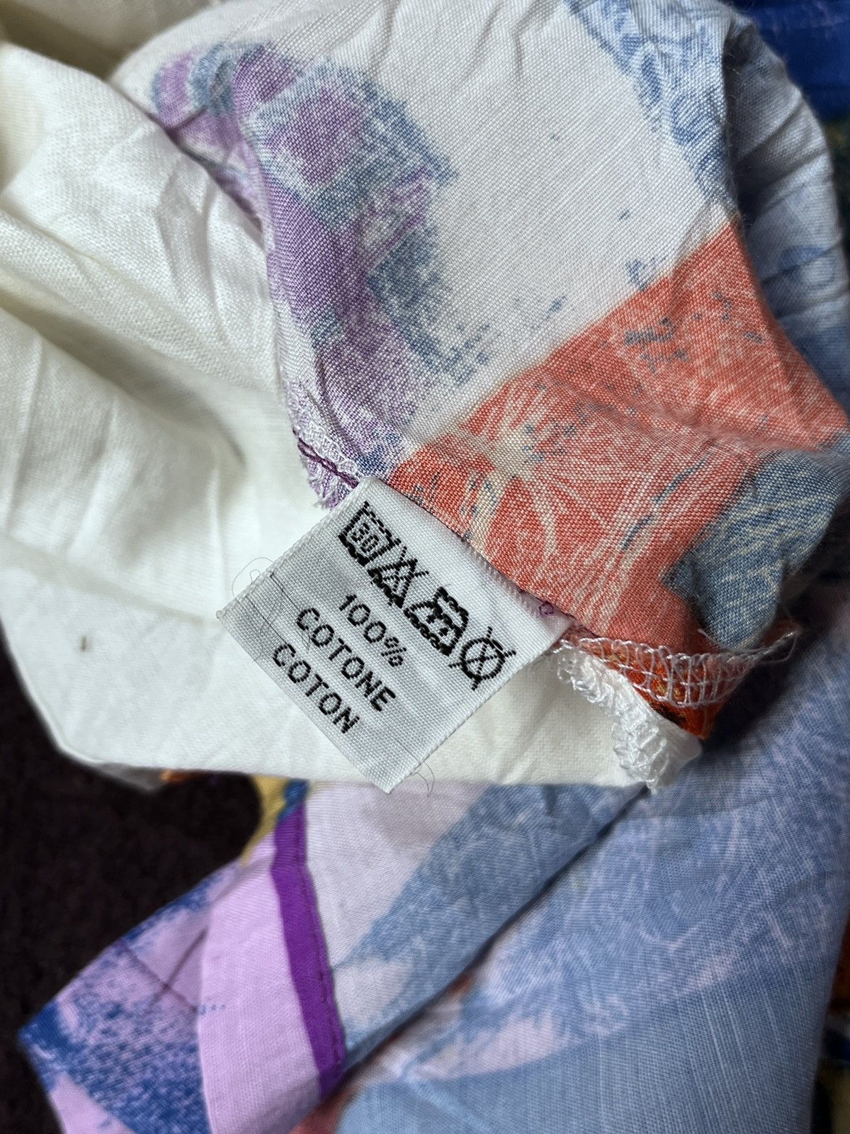 Vintage VINTAGE KOLOME ALLOVERPRINT RAYON Size US L / EU 52-54 / 3 - 8 Thumbnail