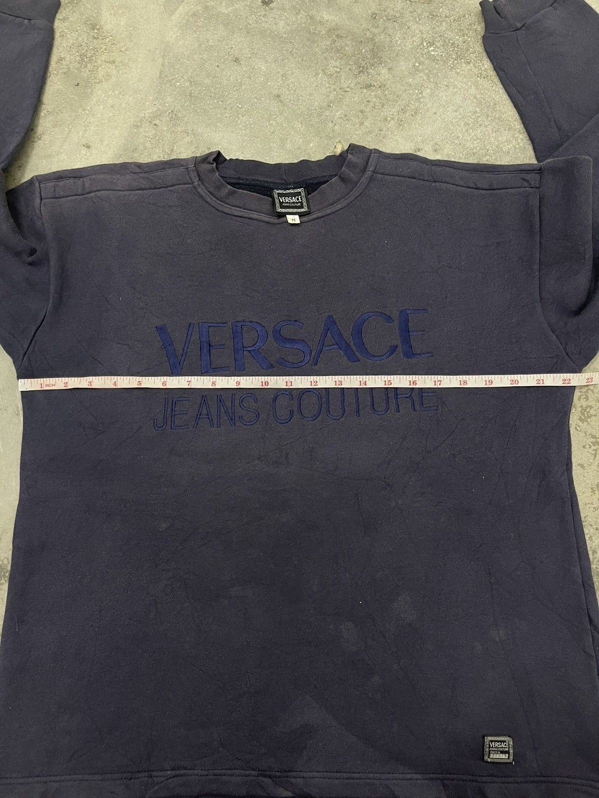 Versace Jeans Couture Vintage Versace Jeans Couture Sweater Big Spellout Logo Size US M / EU 48-50 / 2 - 9 Thumbnail
