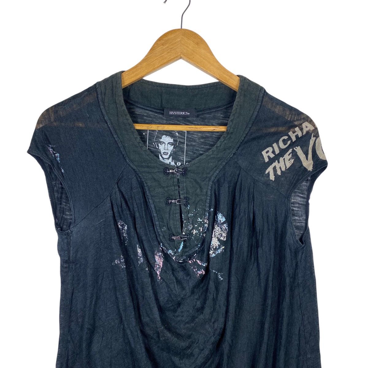 Band Tees × Hysteric Glamour × Seditionaries 💥HYSTERIC GLAMOUR RICHARD HELL TOP Size L / US 10 / IT 46 - 3 Thumbnail