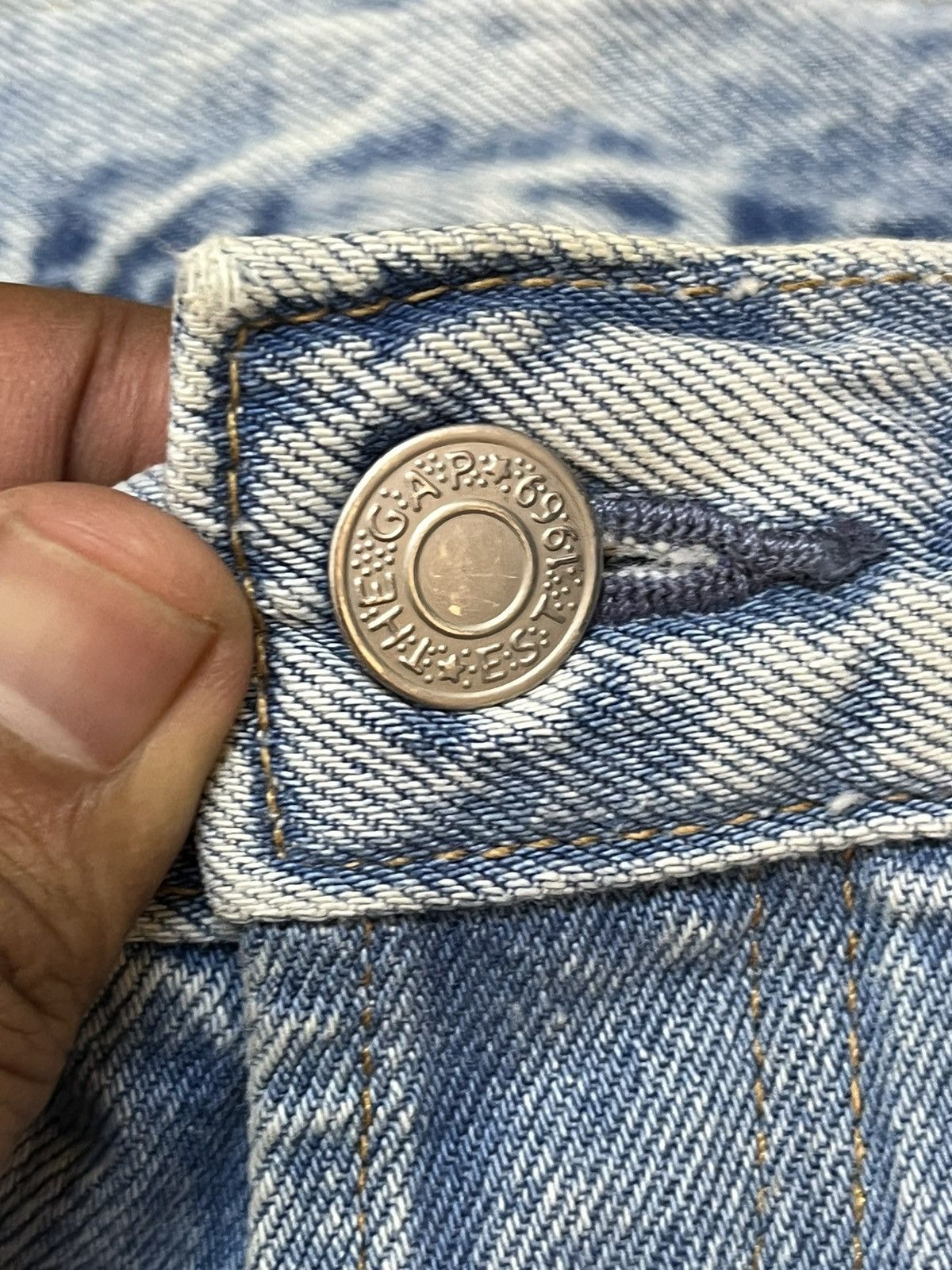 Gap × Vintage Vintage Gap Baggy Loose Faded Distressed Denim Size US 32 / EU 48 - 7 Thumbnail