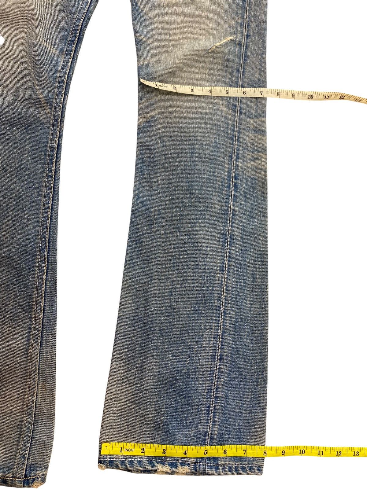 Mr. Olive Mr.Olive Distressed Acid Blue Wash Style Loose Jeans Size US 30 / EU 46 - 12 Thumbnail