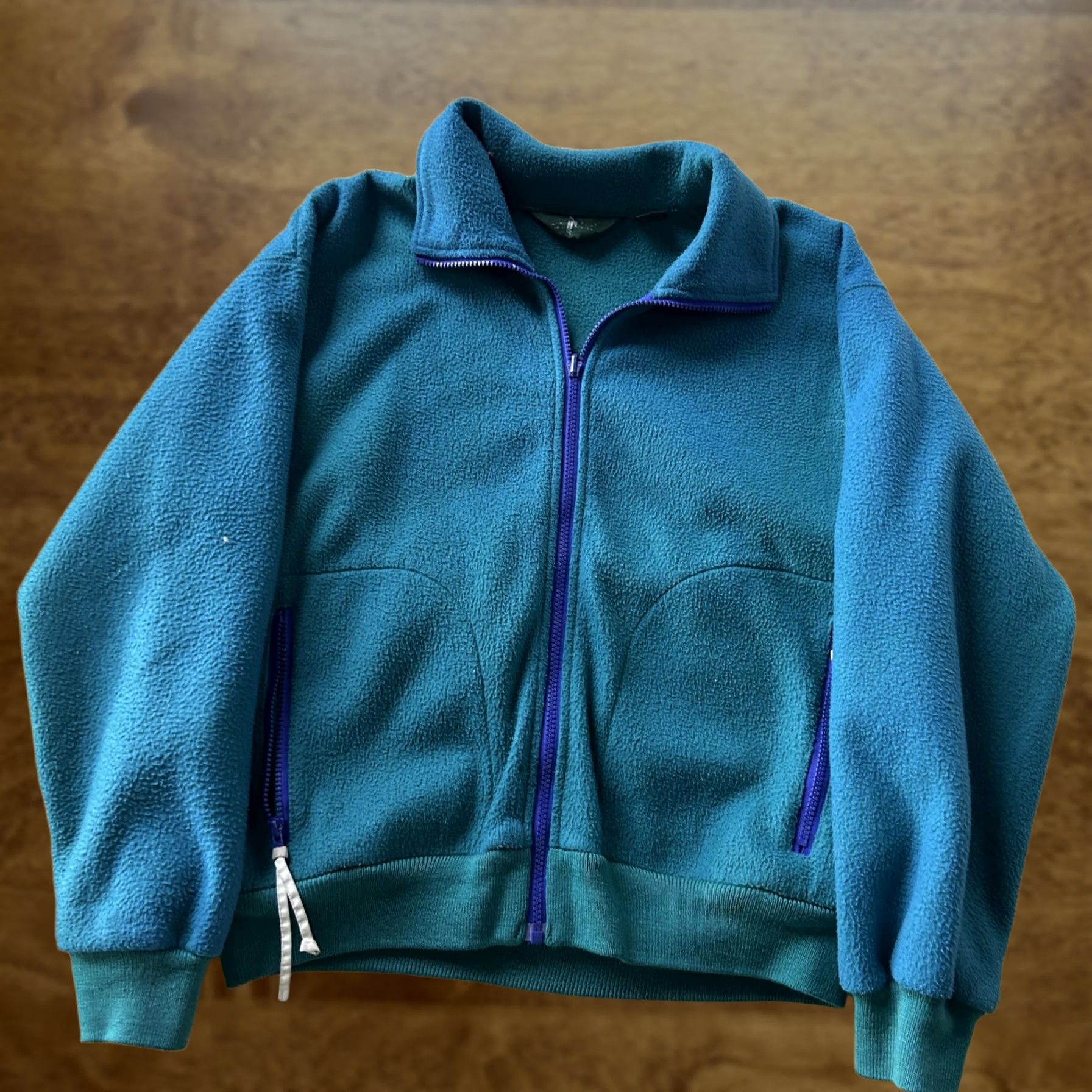 Vintage Vintage Polo Club Jacket Mens Small Blue Bomber Full Zip Knit Hem Winter Fleece Size US S / EU 44-46 / 1 - 1 Thumbnail