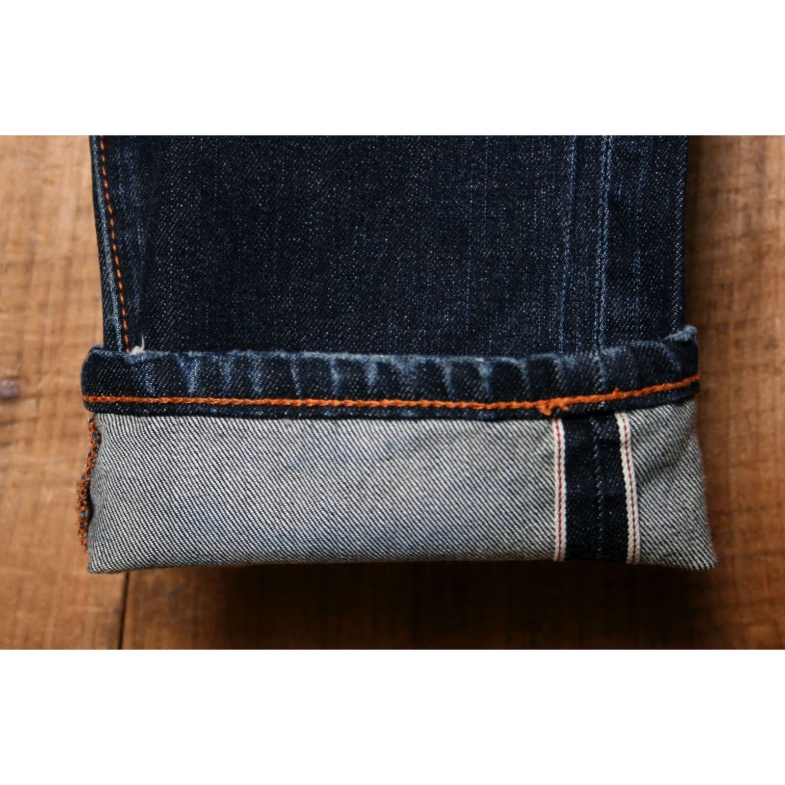 Jean Shop JEAN SHOP Jim Slim Denim Blue Jeans 31 Jeans Mens Slim Fit 31 Blue Regular Inseam 33.75 In Rod 99% Cotton 1% Lycra Selvedge Size US 30 / EU 46 - 6 Thumbnail