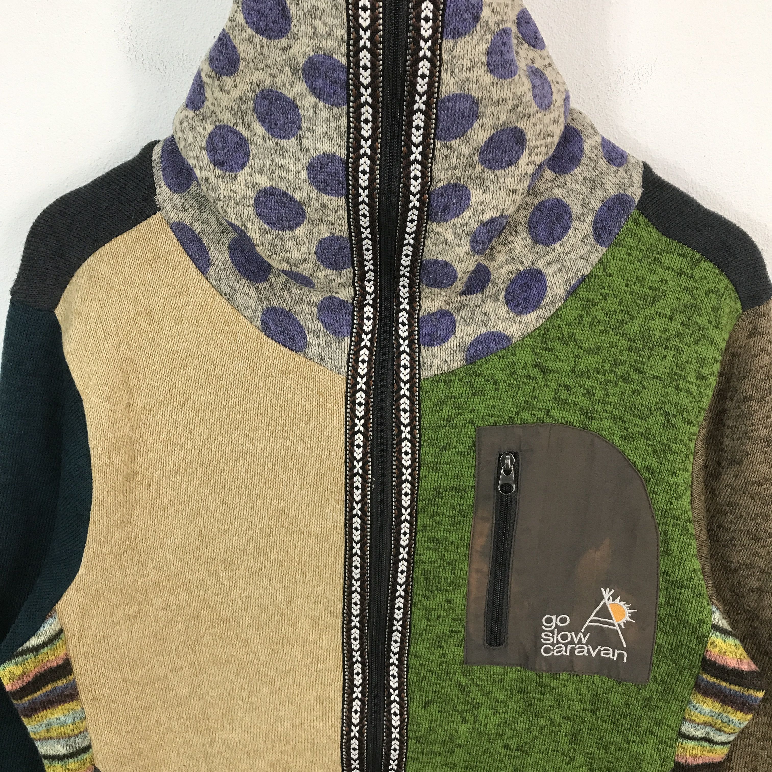 Japanese Brand × go slow caravan go slow caravan japan Full zipper Hoodie jacket Size US L / EU 52-54 / 3 - 3 Thumbnail