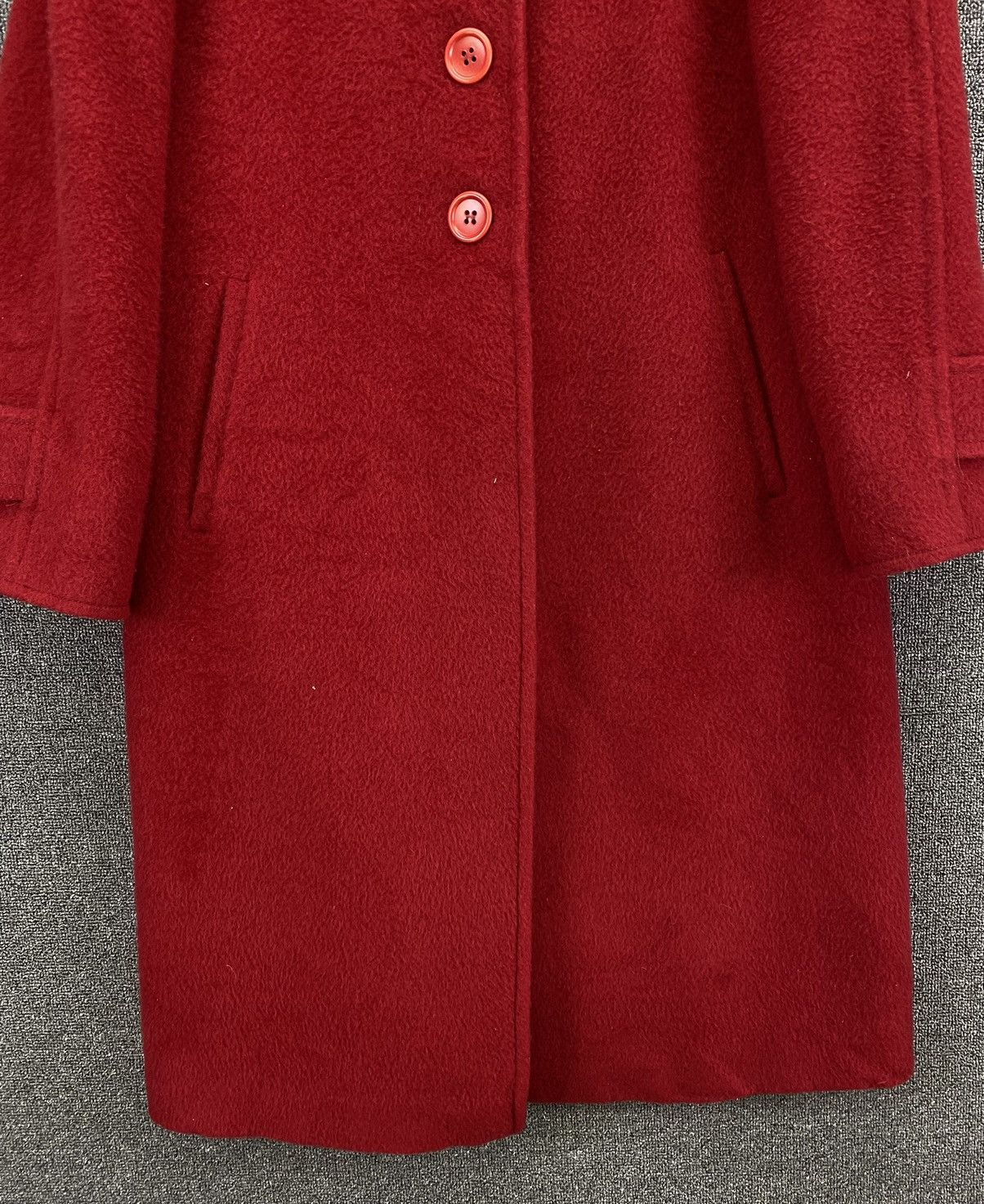 Armani Collezioni Vintage Armani Collezioni Italian Wool Coat Long Jacket Size M / US 6-8 / IT 42-44 - 7 Thumbnail
