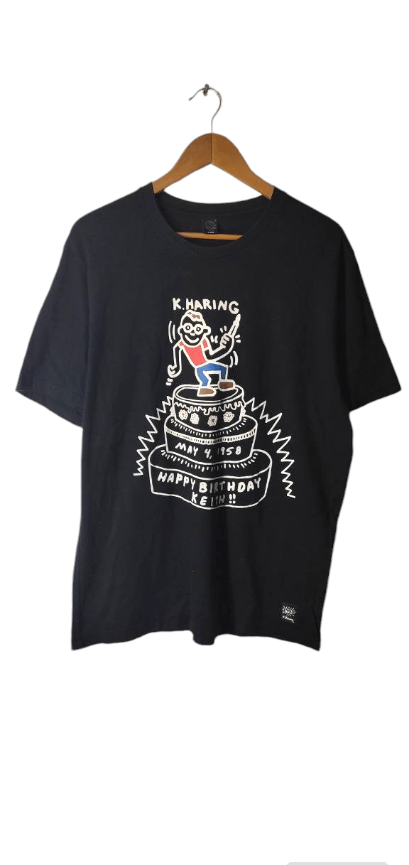 Keith Haring KEITH HARING POP ART STREETWEAR TEE Size US XL / EU 56 / 4 - 1 Thumbnail