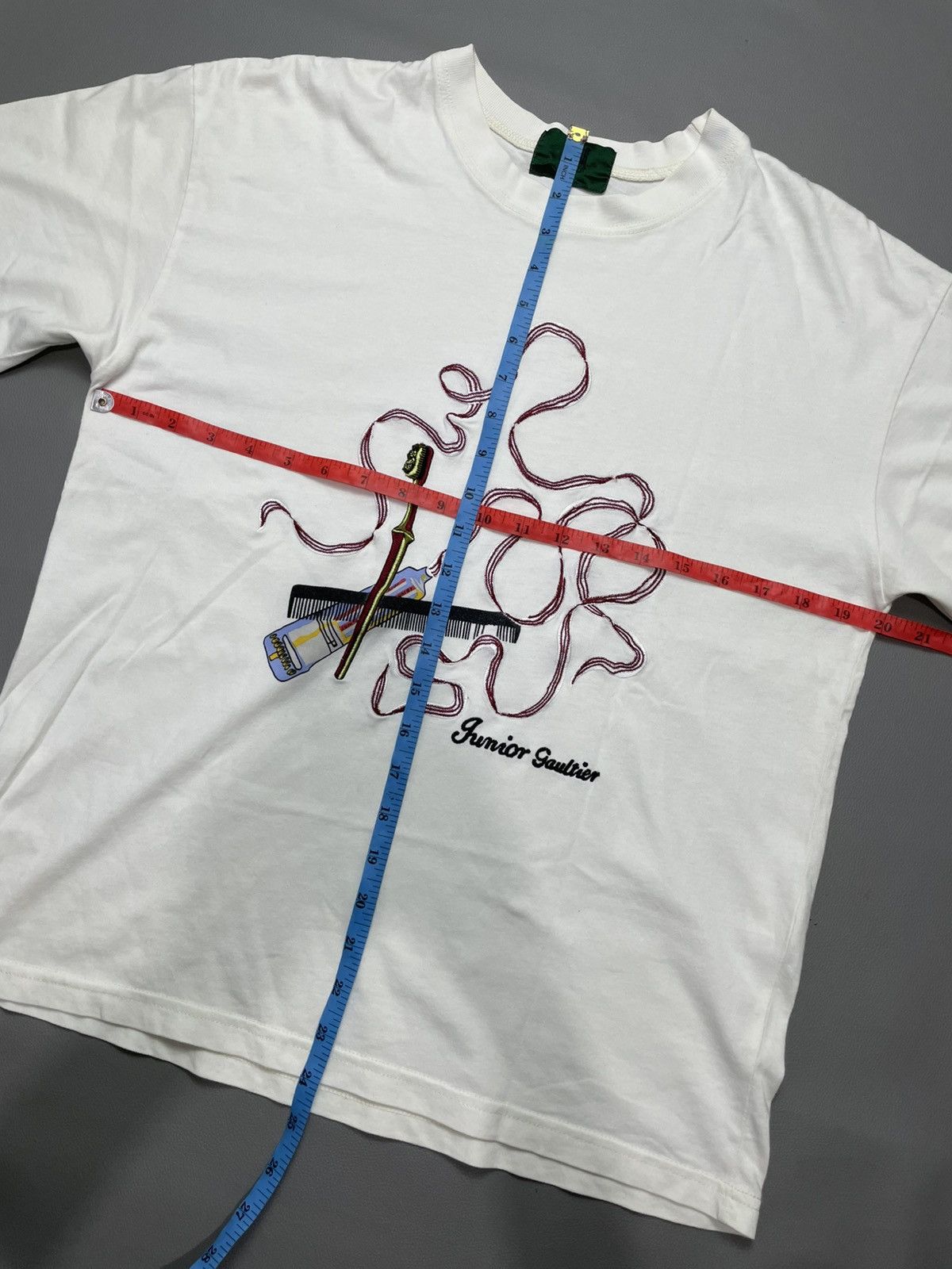 Jean Paul Gaultier Vintage Junior Gaultier embroidered T-Shirt Size US M / EU 48-50 / 2 - 6 Thumbnail