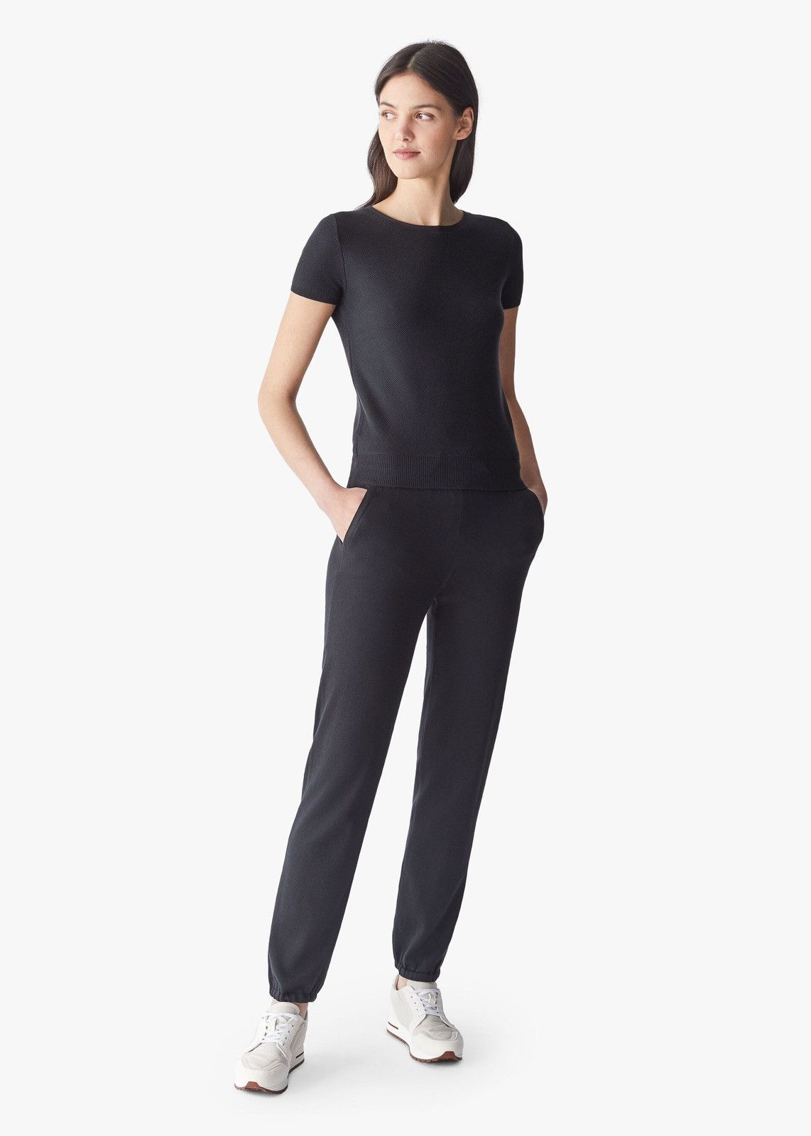 Loro Piana o1srvl11e0424 Sweater in Black Size M / US 6-8 / IT 42-44 - 2 Thumbnail