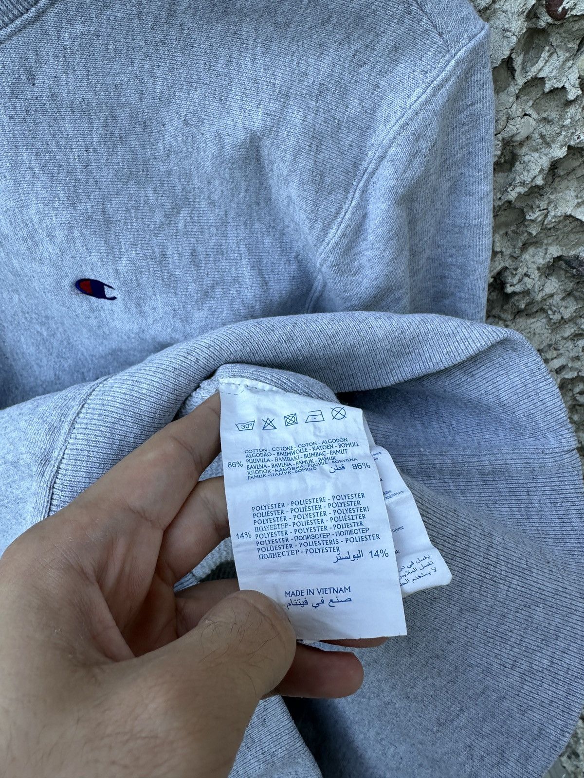 Champion × Vintage Vintage Champion reverse weave grey 90s crewneck Size US M / EU 48-50 / 2 - 4 Thumbnail