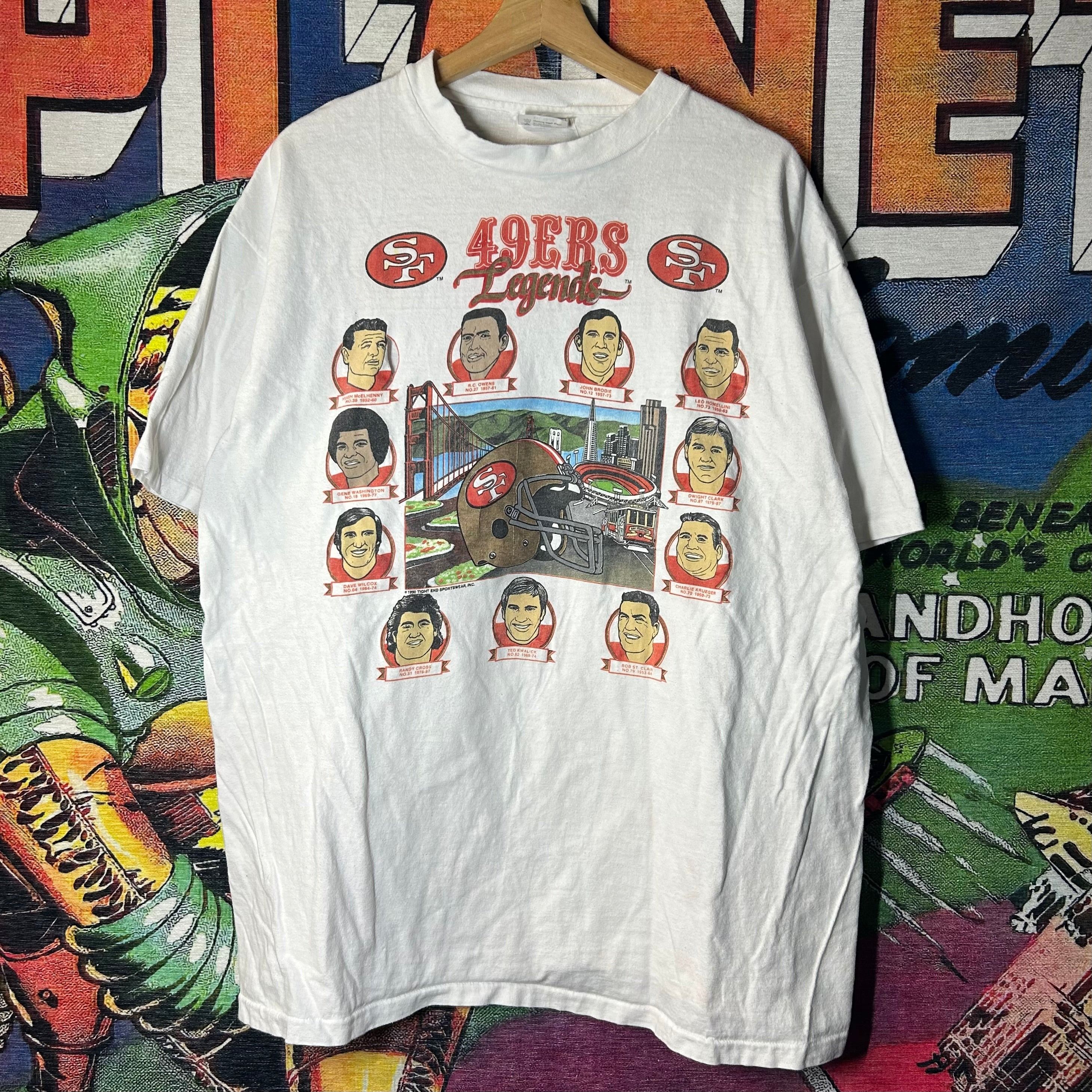 Vintage Vintage 90s San Francisco 49ers Legends Tee Size 2XL Size US XXL / EU 58 / 5 - 1 Thumbnail