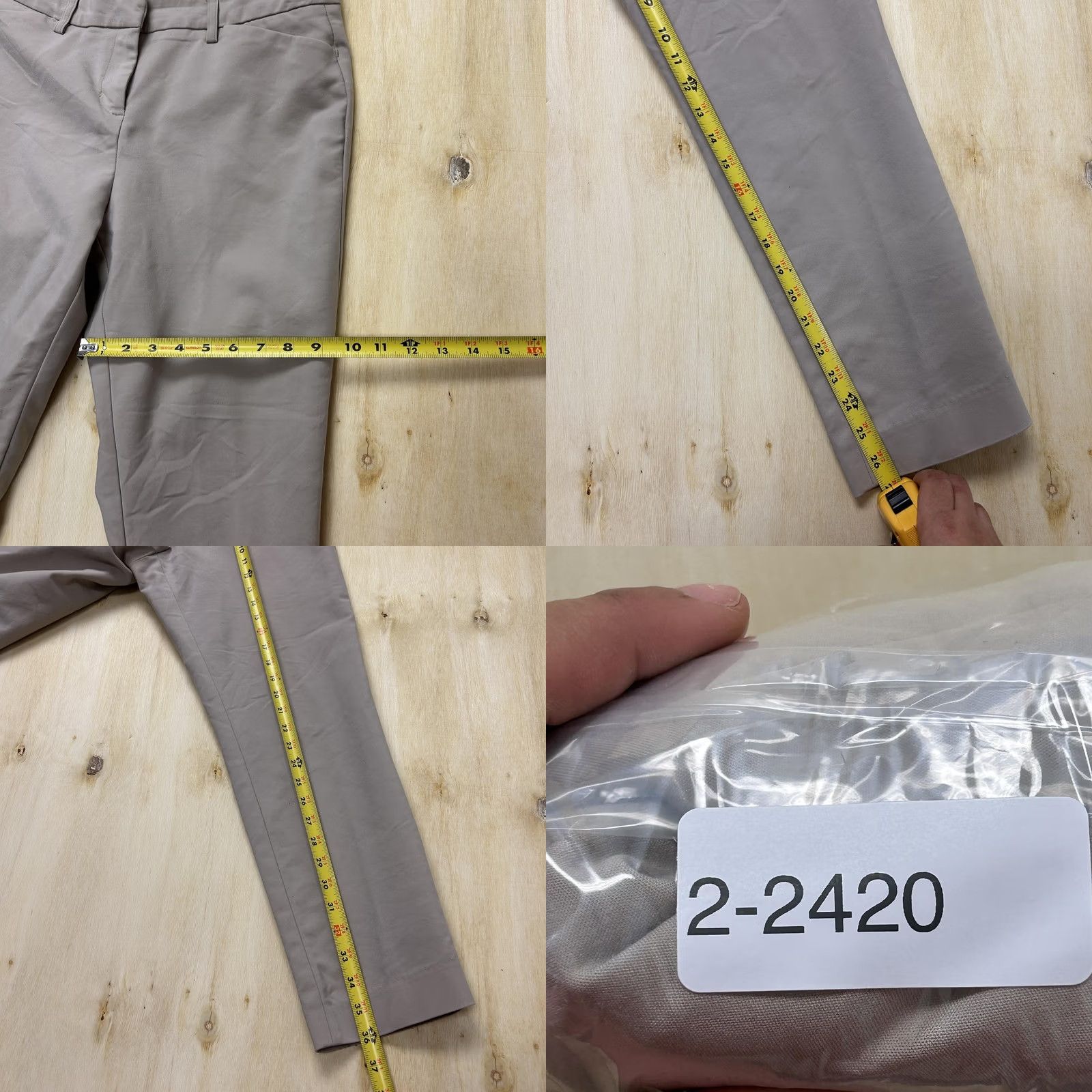 Vintage VINTAGE? No. Philosophy Dress Pants Womens 8 Gray Twill Straight Leg Stretch Career Office Ladies Pants Size 30" / US 8 / IT 44 - 8 Thumbnail