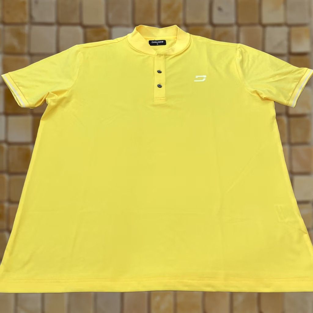 Vintage Druids Polo Shirt Mens XL Performance Golf Stretch Lightweight Top Yellow Size US XL / EU 56 / 4 - 1 Thumbnail