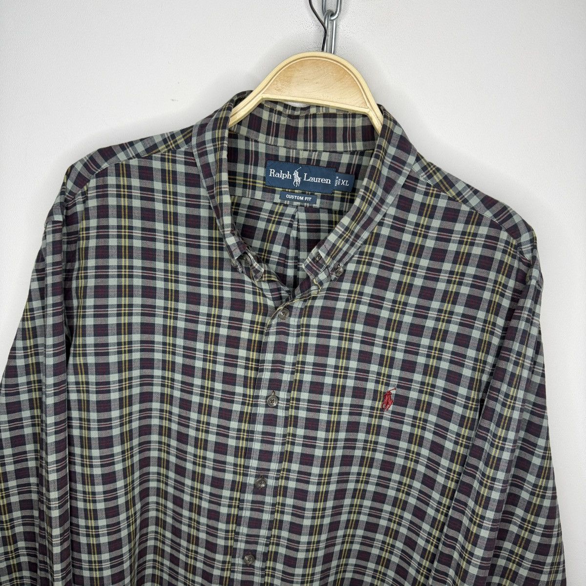 Polo Ralph Lauren Vintage Polo Ralph Lauren Flannel Checkered Shirt 90s Size US XL / EU 56 / 4 - 4 Thumbnail