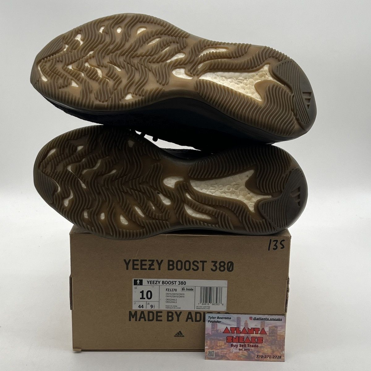 Adidas Yeezy boost 380 onyx non reflective Size US 10 / EU 43 - 8 Thumbnail