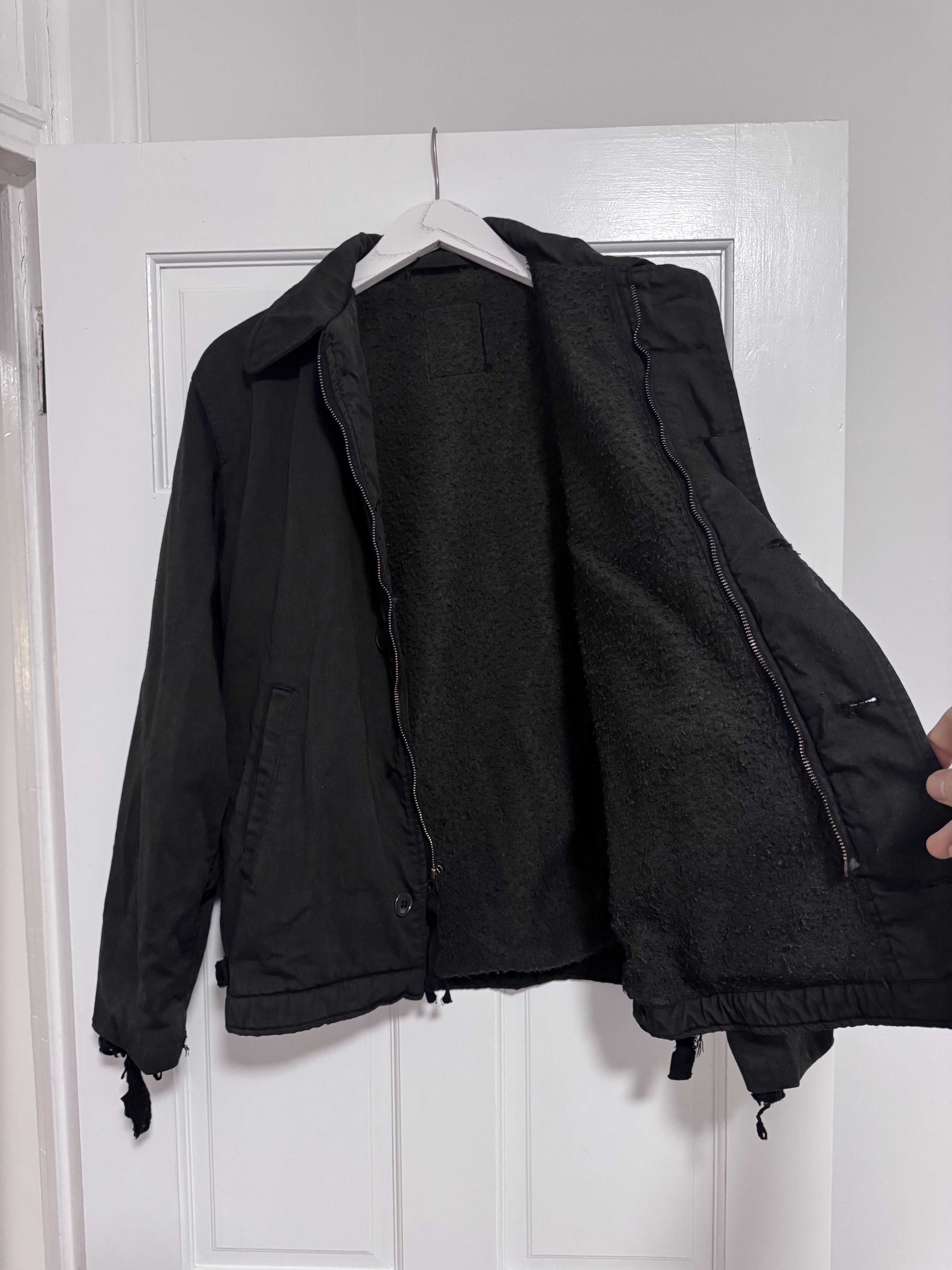 Vintage Distressed/Thrashed A2 Fleece-Lined Deck Jacket Overdyed Size US L / EU 52-54 / 3 - 9 Thumbnail