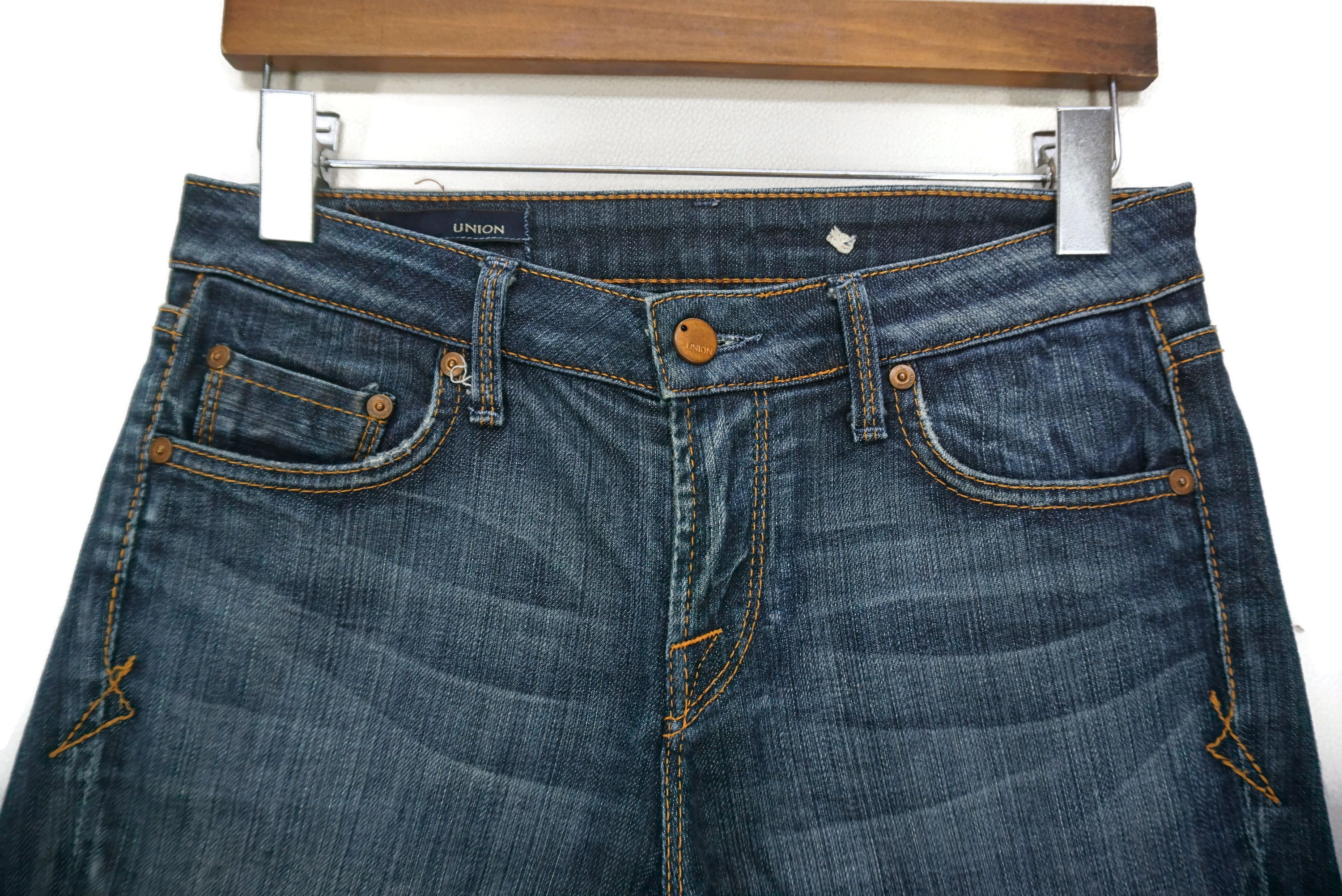 Union LA Vintage UNION Jeans W30xL30 Low-Rise Bootcut Flared Denim Size 26" / US 2 / IT 38 - 3 Thumbnail