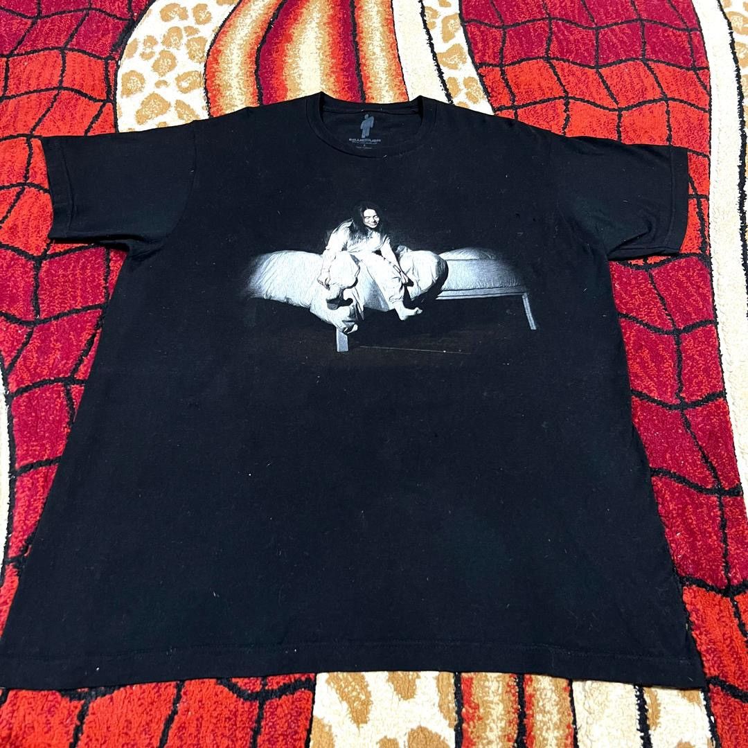 Band Tees Thrashed Faded Billie Eilish Tour T Shirt Size US L / EU 52-54 / 3 - 3 Thumbnail