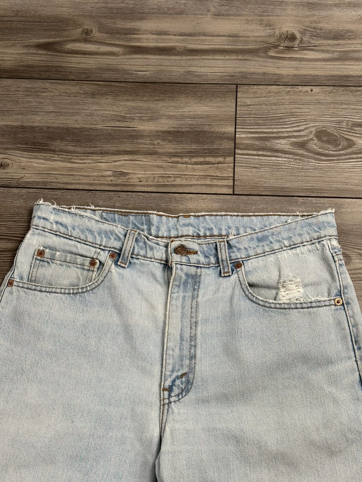 Levi's Vintage 90’s Levis 516 Light Wash Jeans Size US 34 / EU 50 - 3 Thumbnail