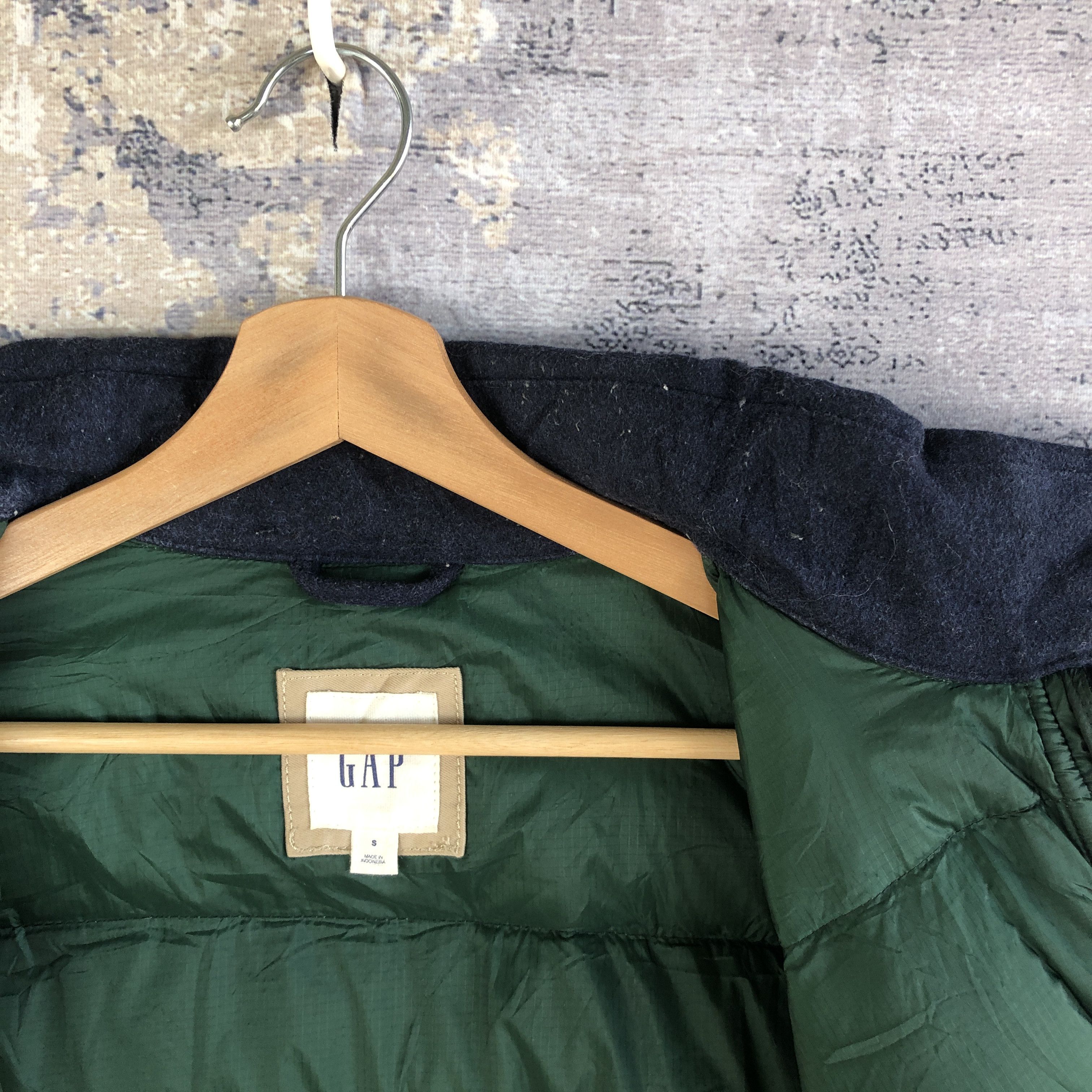 Japanese Brand × Vintage Vintage Y2K Japanese Puffer Jacket Wool Varsity Jackets Size US M / EU 48-50 / 2 - 5 Thumbnail