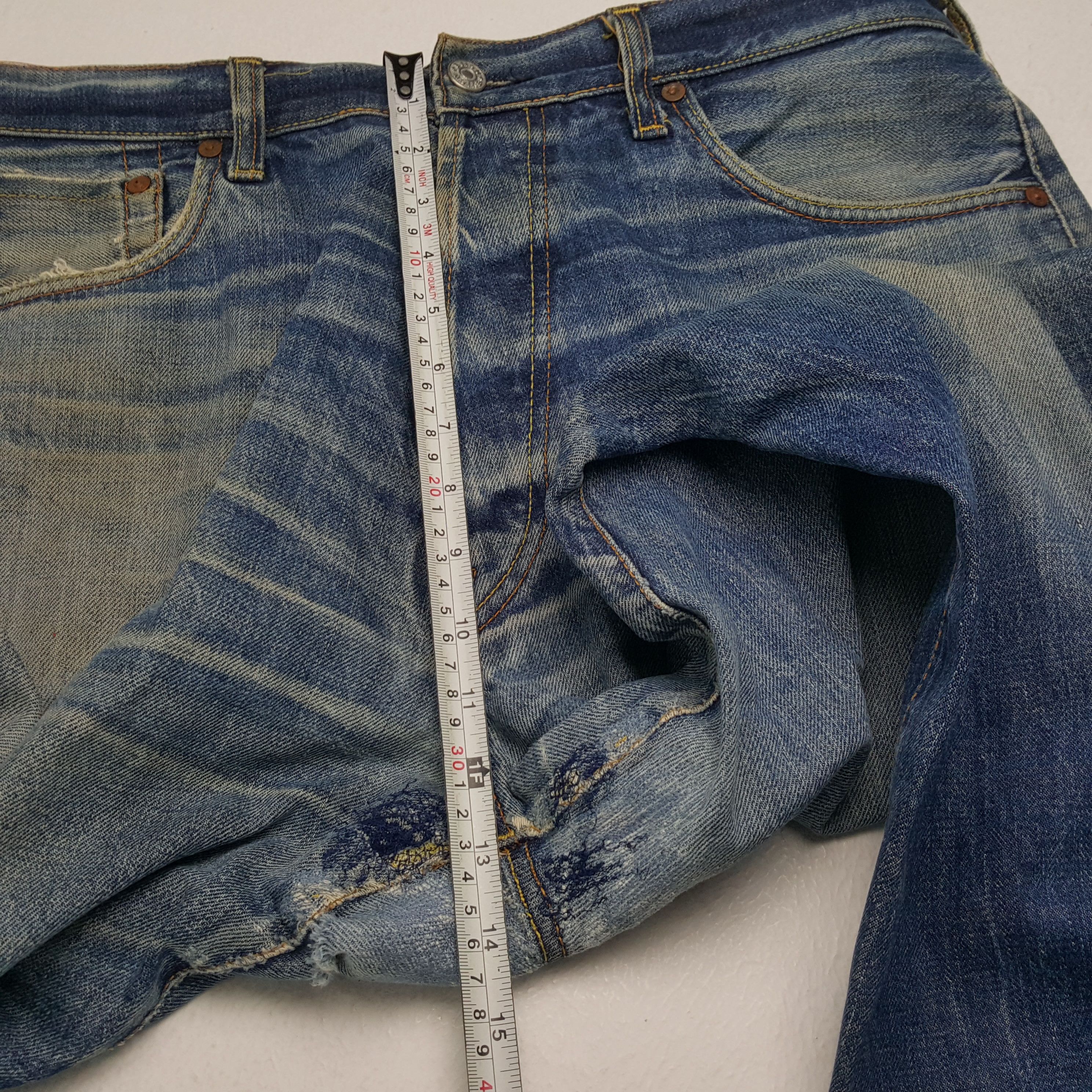 Japanese Brand × Vintage EVISU Japanese Brand Fashion Style Custom Daicock Jeans Size US 35 - 8 Thumbnail