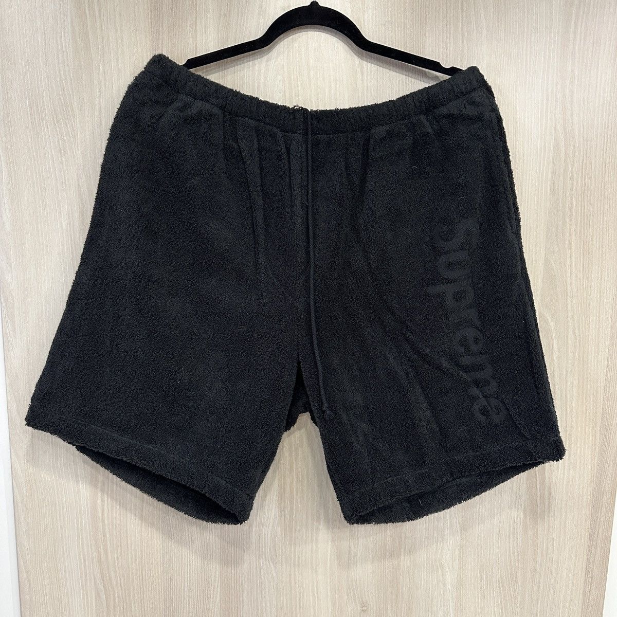 Supreme Terry Logo Shorts | Grailed
