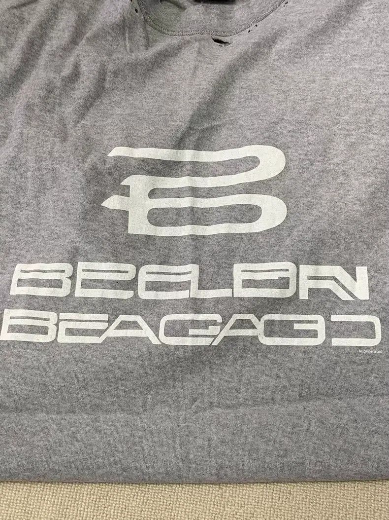 Balenciaga Balenciaga Letter Printed Round Neck Short Sleeve Size US M / EU 48-50 / 2 - 3 Thumbnail