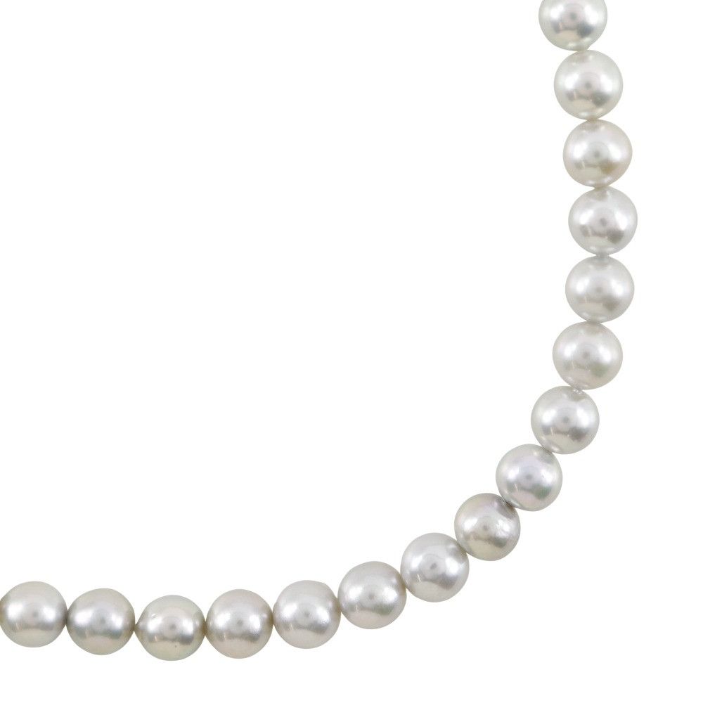 Other Other Pearl Silver Necklace Metal Necklace Size ONE SIZE - 1 Thumbnail