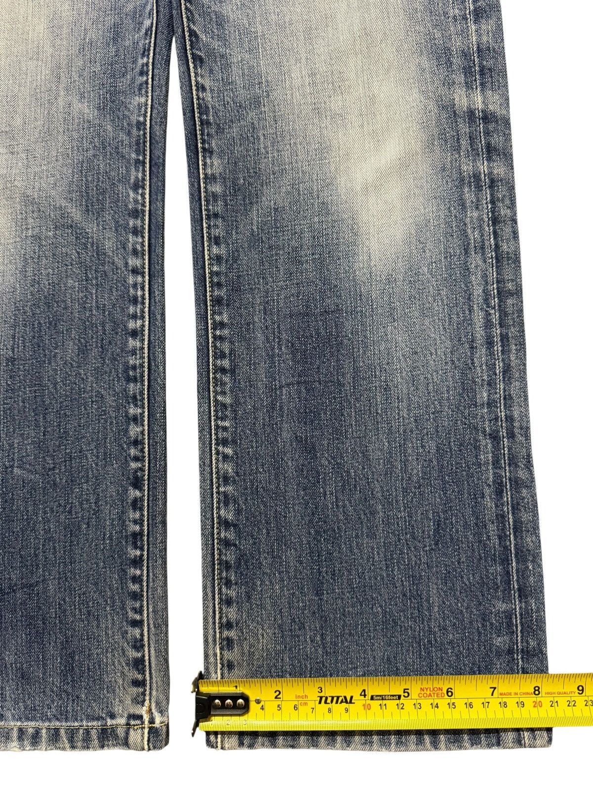 Uniqlo Vintage Y2K Japanese Uniqlo Blue Faded Wash Straight Leg Size US 31 - 13 Thumbnail