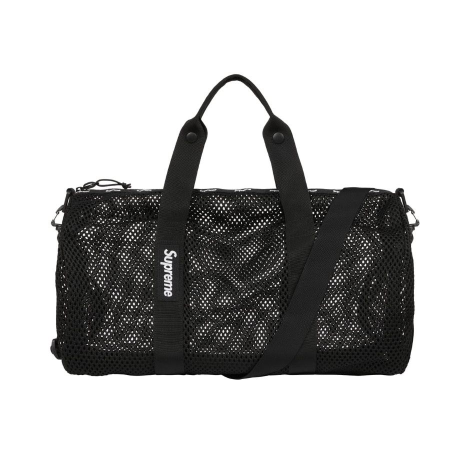 Supreme Supreme Mesh Duffle Bag in Black Size ONE SIZE - 2 Thumbnail