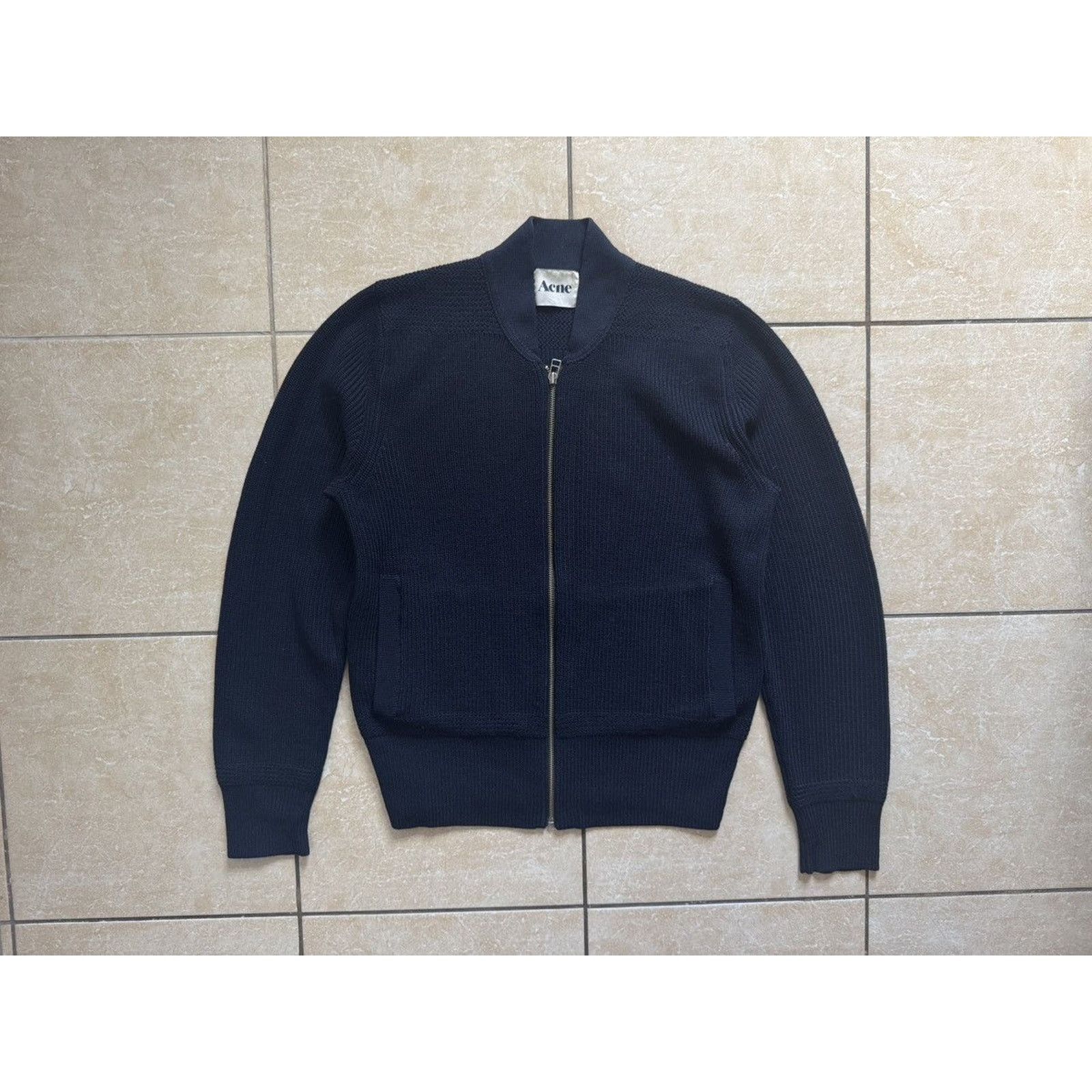 Acne Studios Vintage Acne Studios Zaire AW08 Wool Zip Cardigan Size US S / EU 44-46 / 1 - 1 Thumbnail
