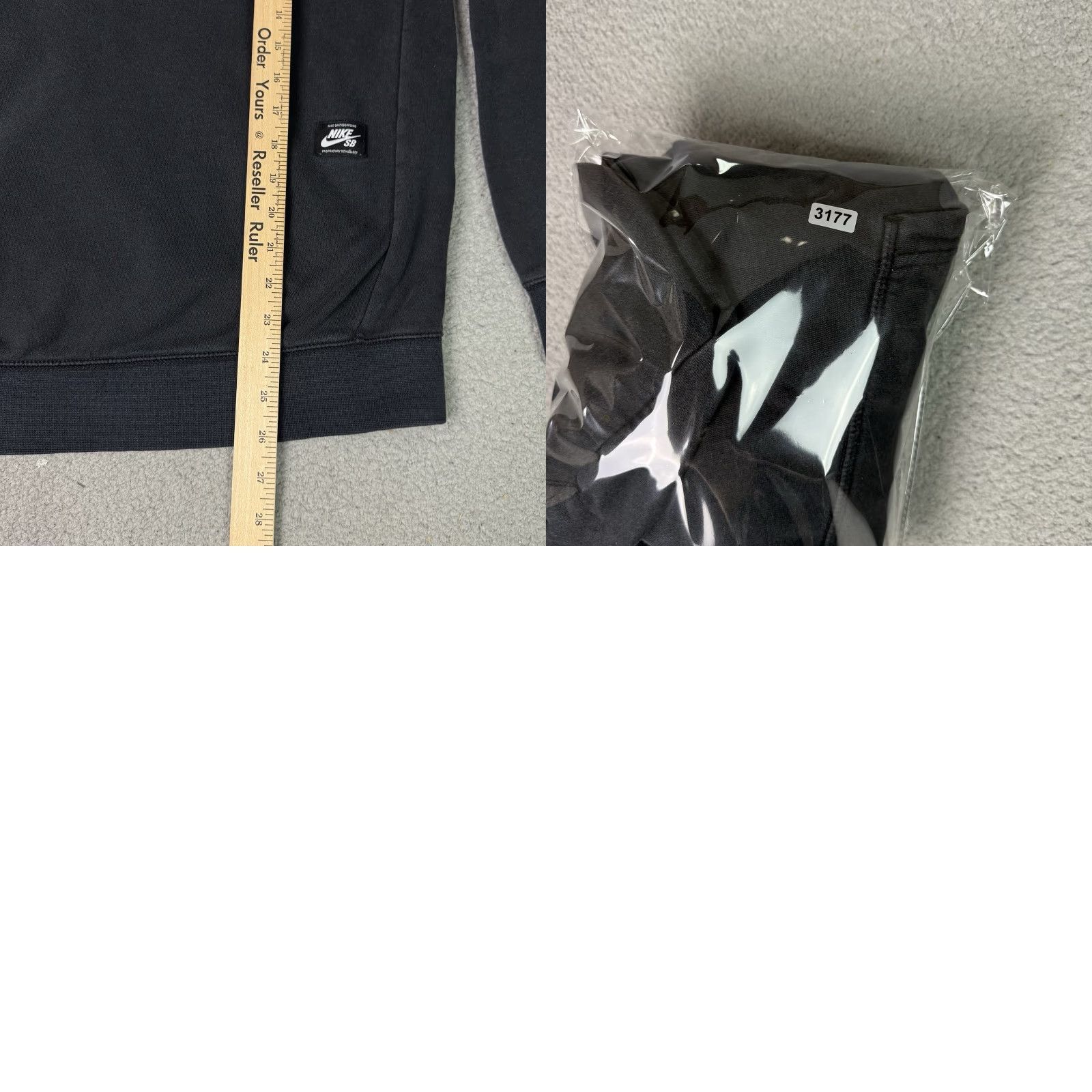 Nike Nike SB Hoodie Sweatshirt Men M Black Fleece Logo Sportswear Skateboard Pullover Hooded Pockets Embroidered Size US M / EU 48-50 / 2 - 9 Thumbnail