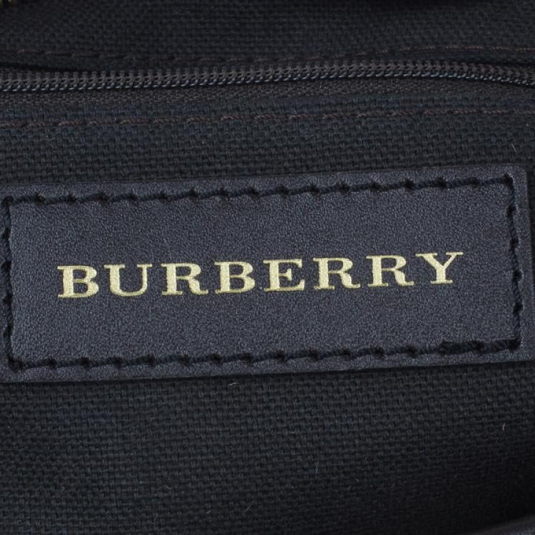 Burberry BURBERRY Beige Nova Check Coated Canvas Zip Tote Bag Size ONE SIZE - 11 Thumbnail