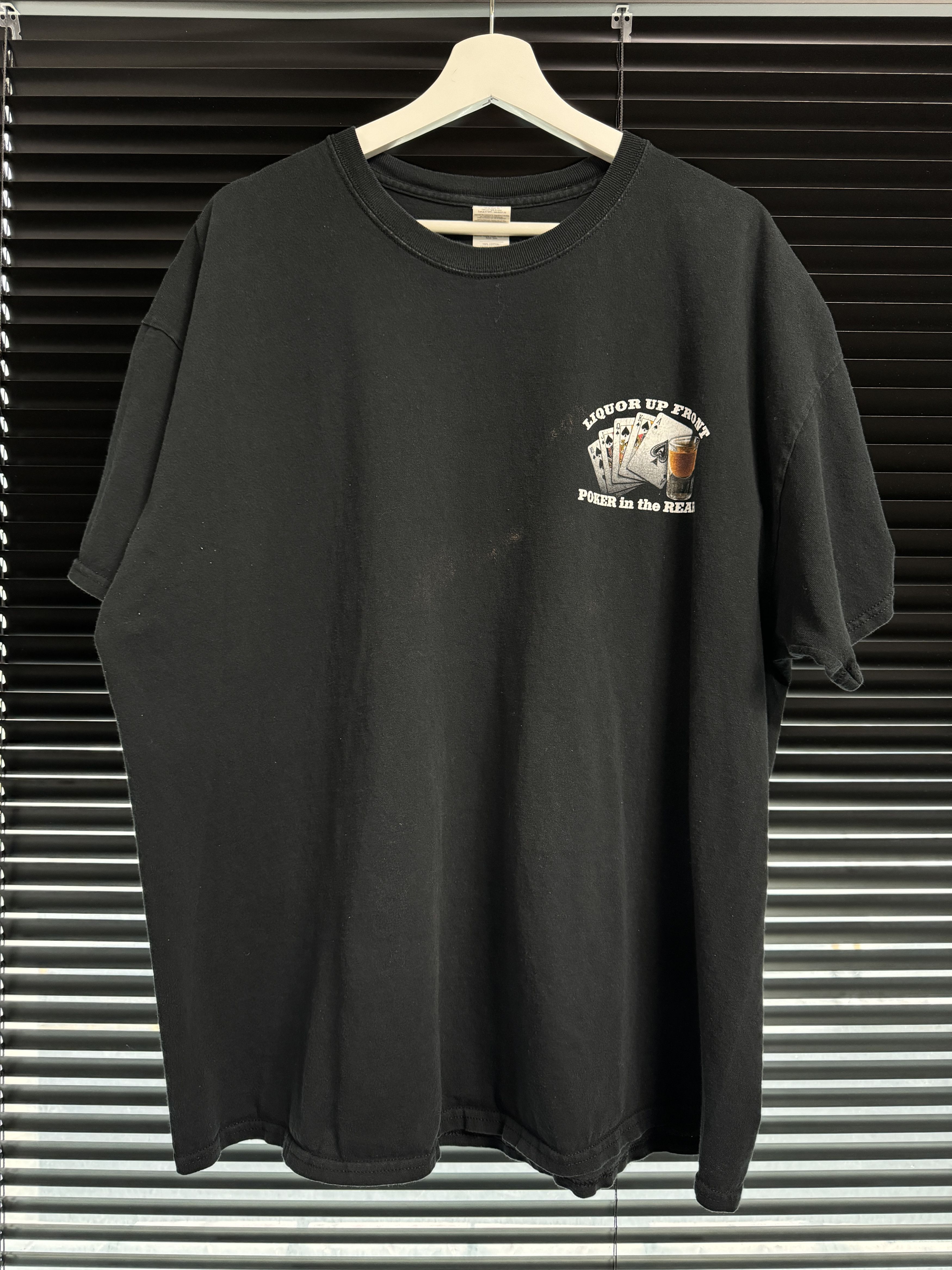 Vintage Vintage Poker in the Rear Tee Size US XXL / EU 58 / 5 - 2 Thumbnail