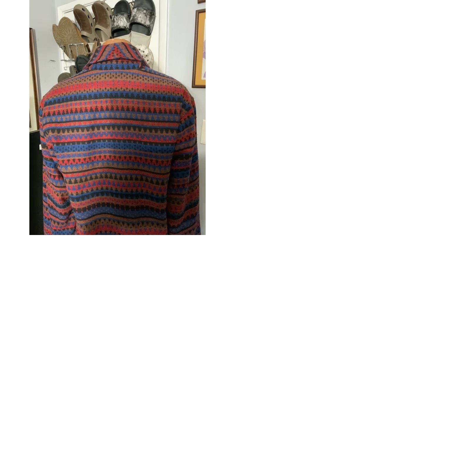 Etro VINTAGE 90s Now Tribal Southwestern Shawl Collar Retro Cardigan Sweater Sz. M Mens Size US M / EU 48-50 / 2 - 9 Thumbnail